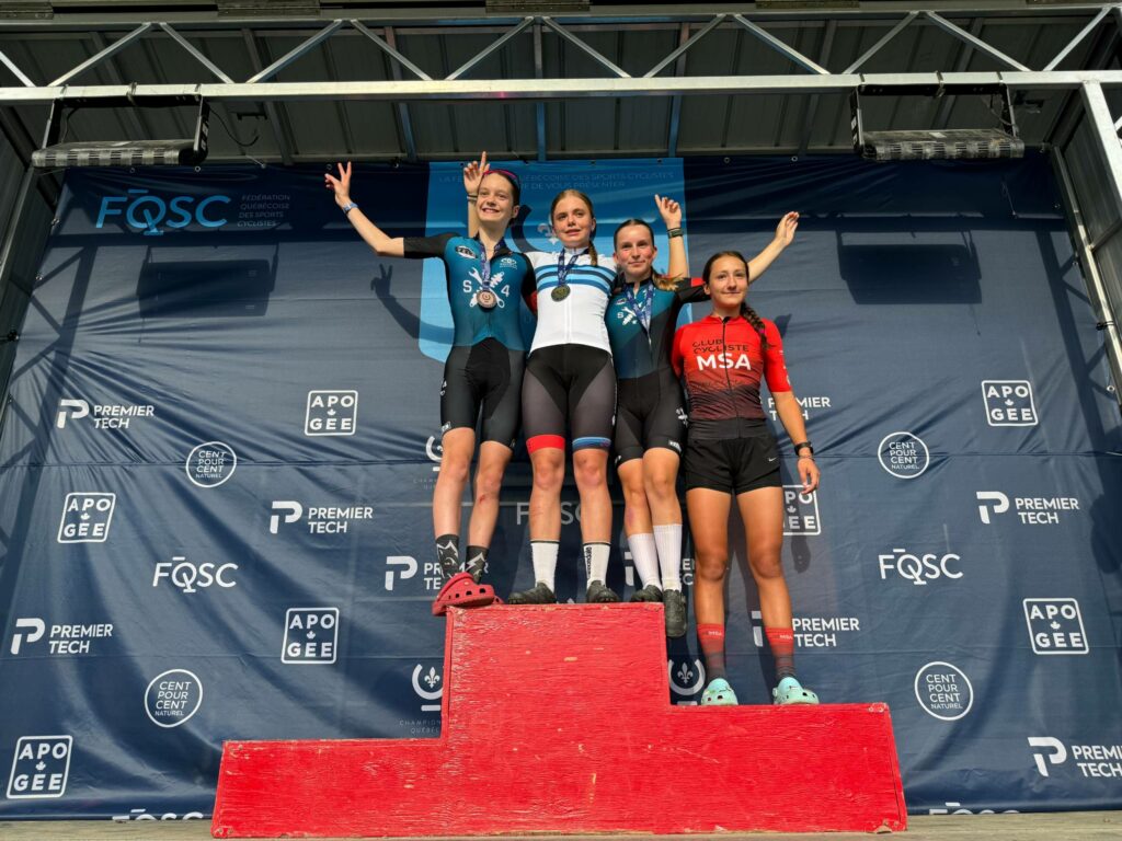 Un duo père-fille de Mercier se distingue en vélo de montagne