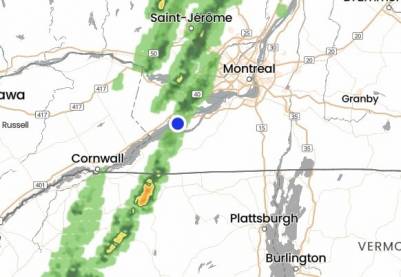Veille de tornade dans la région