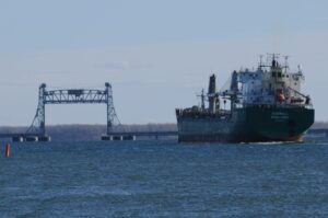 Près de 38 millions de tonnes de marchandise dans la Voie maritime