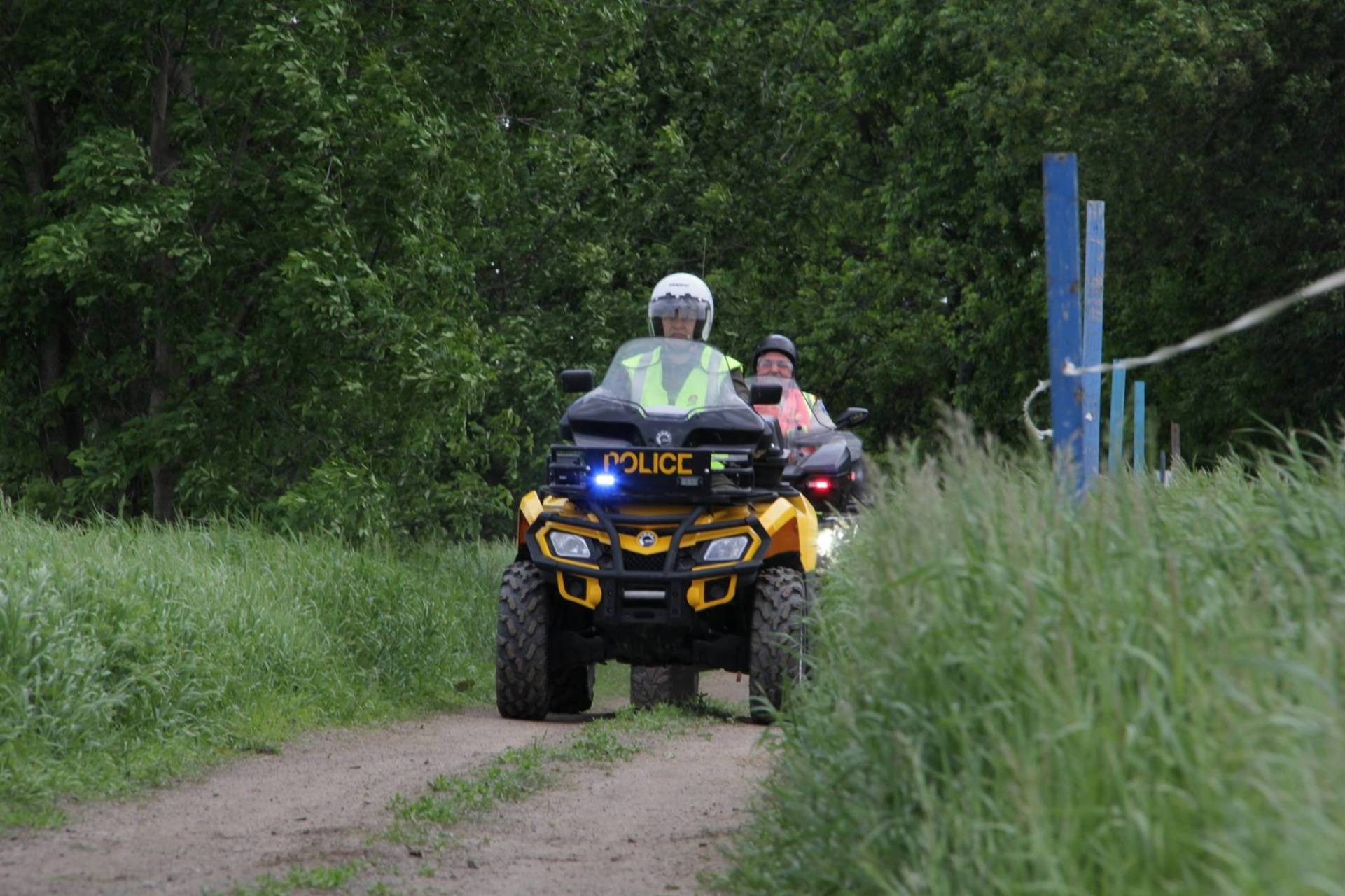 Présence accrue des policiers ce week-end dans les sentiers