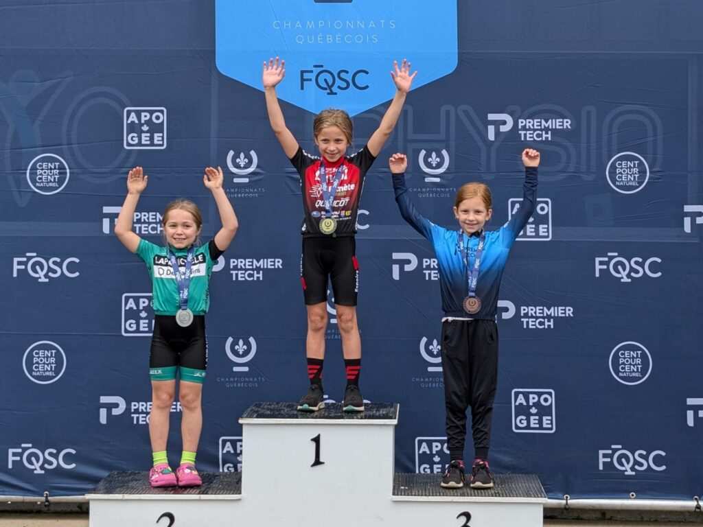 Une jeune Merciéroise rapide sur deux roues