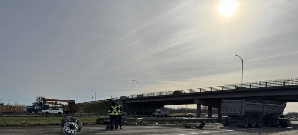 A-30 ouest : un camion mis en portefeuille, le conducteur arrêté