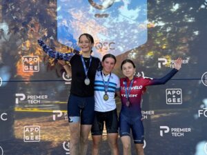 Des sœurs cyclistes en or