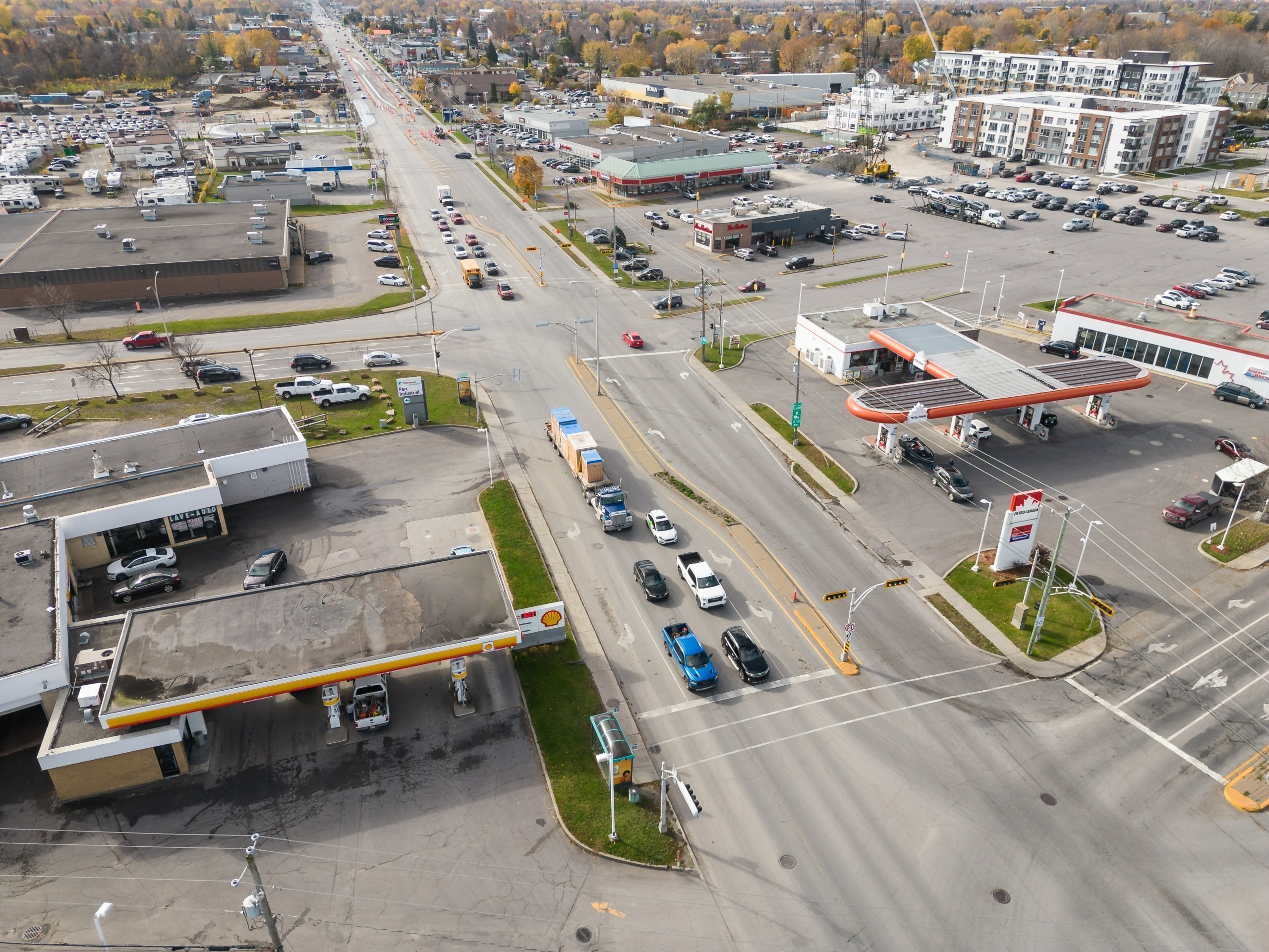 Réalignement des boulevards Industriel et Saint-Francis : le chantier débute bientôt