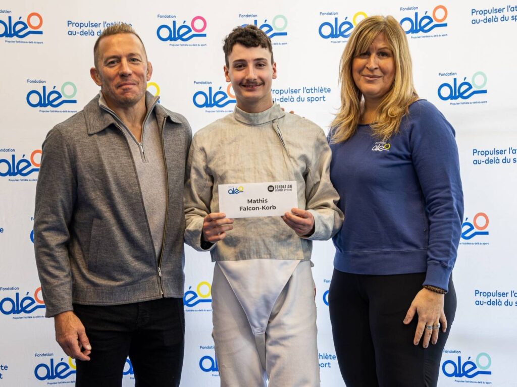 Un escrimeur de Mercier récompensé par les Fondations GSP et Aléo