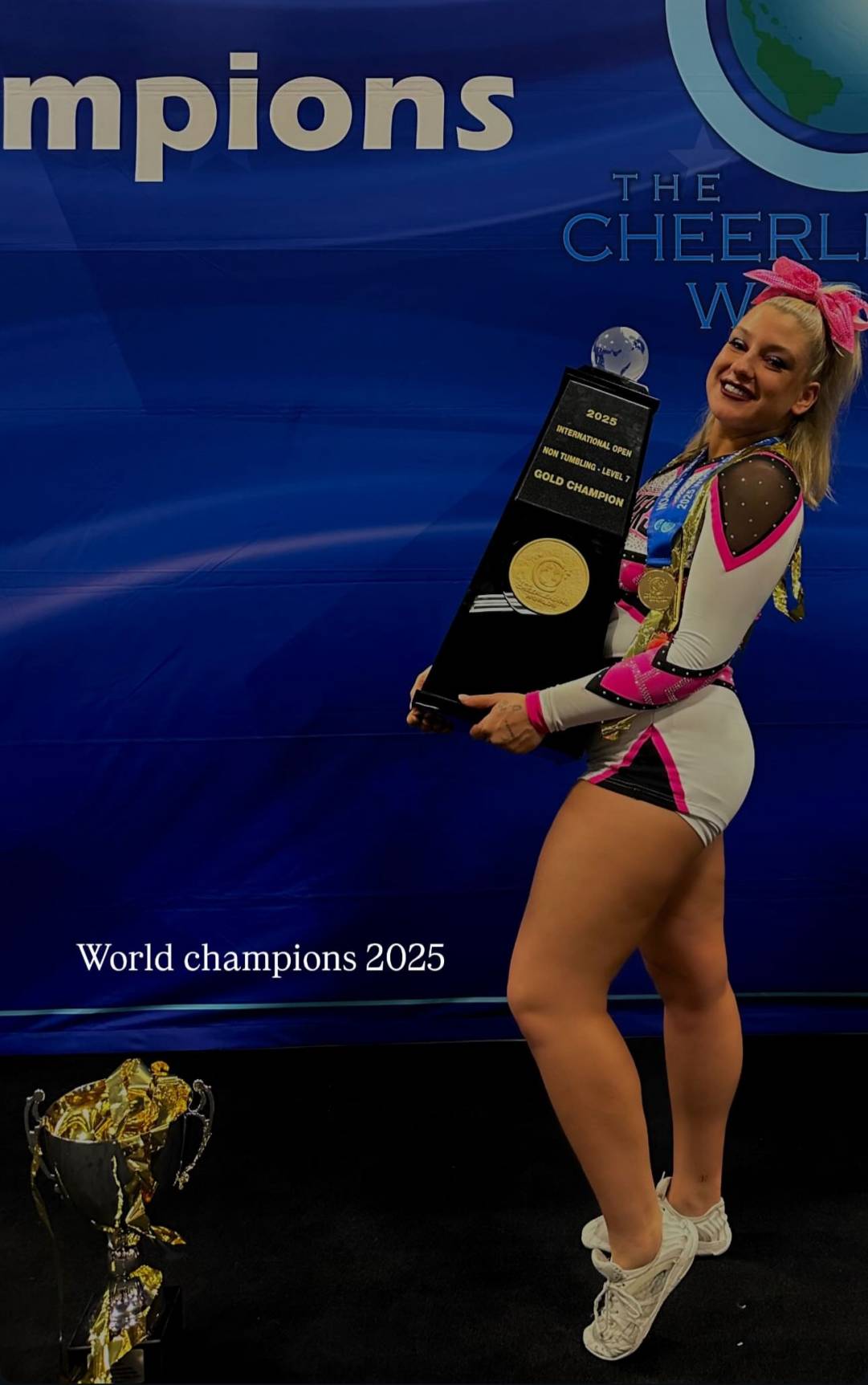 Cheerleading : un titre de championne du monde pour finir sa carrière