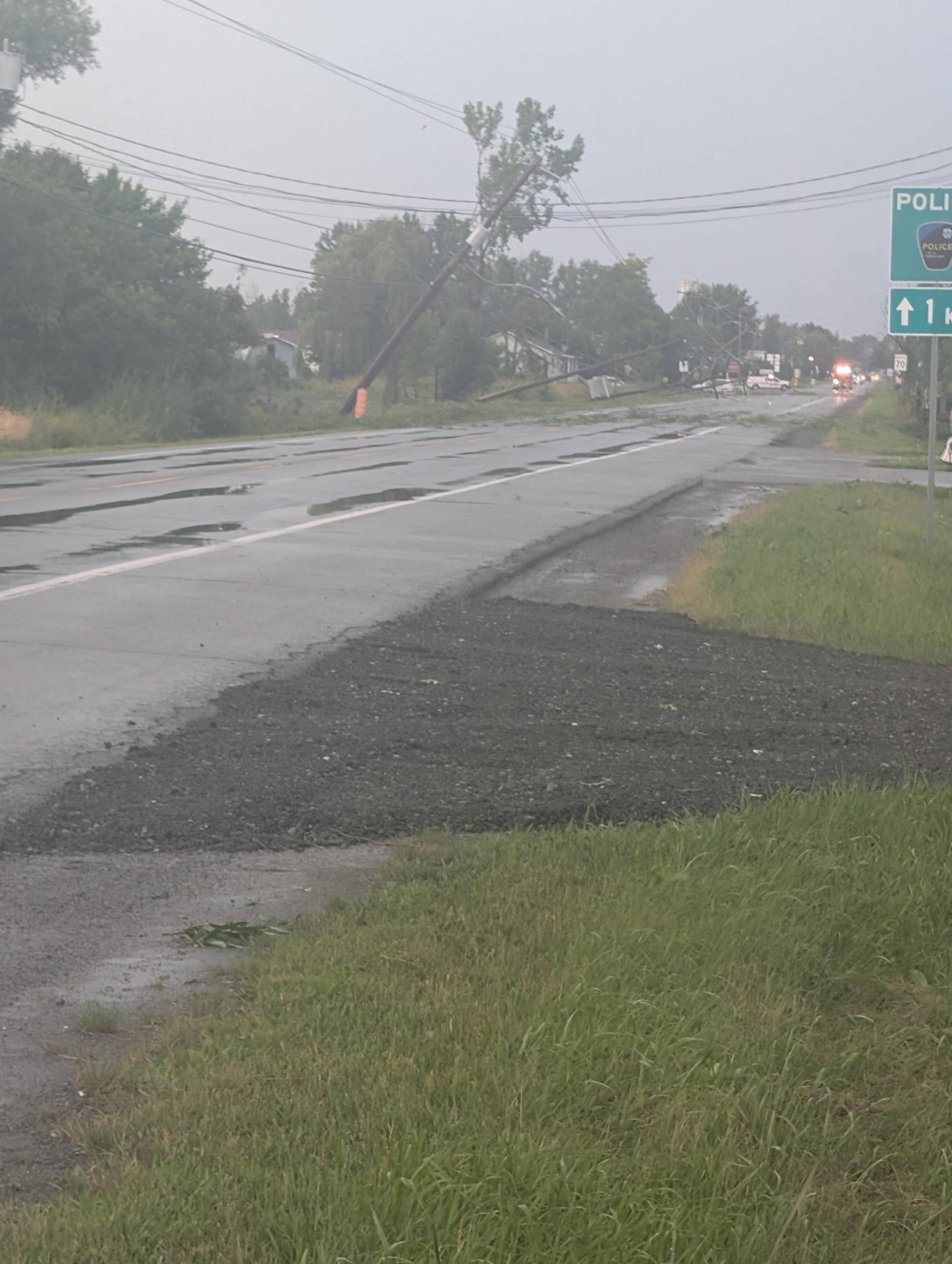 Route 138 fermée entre Mercier et Sainte-Martine
