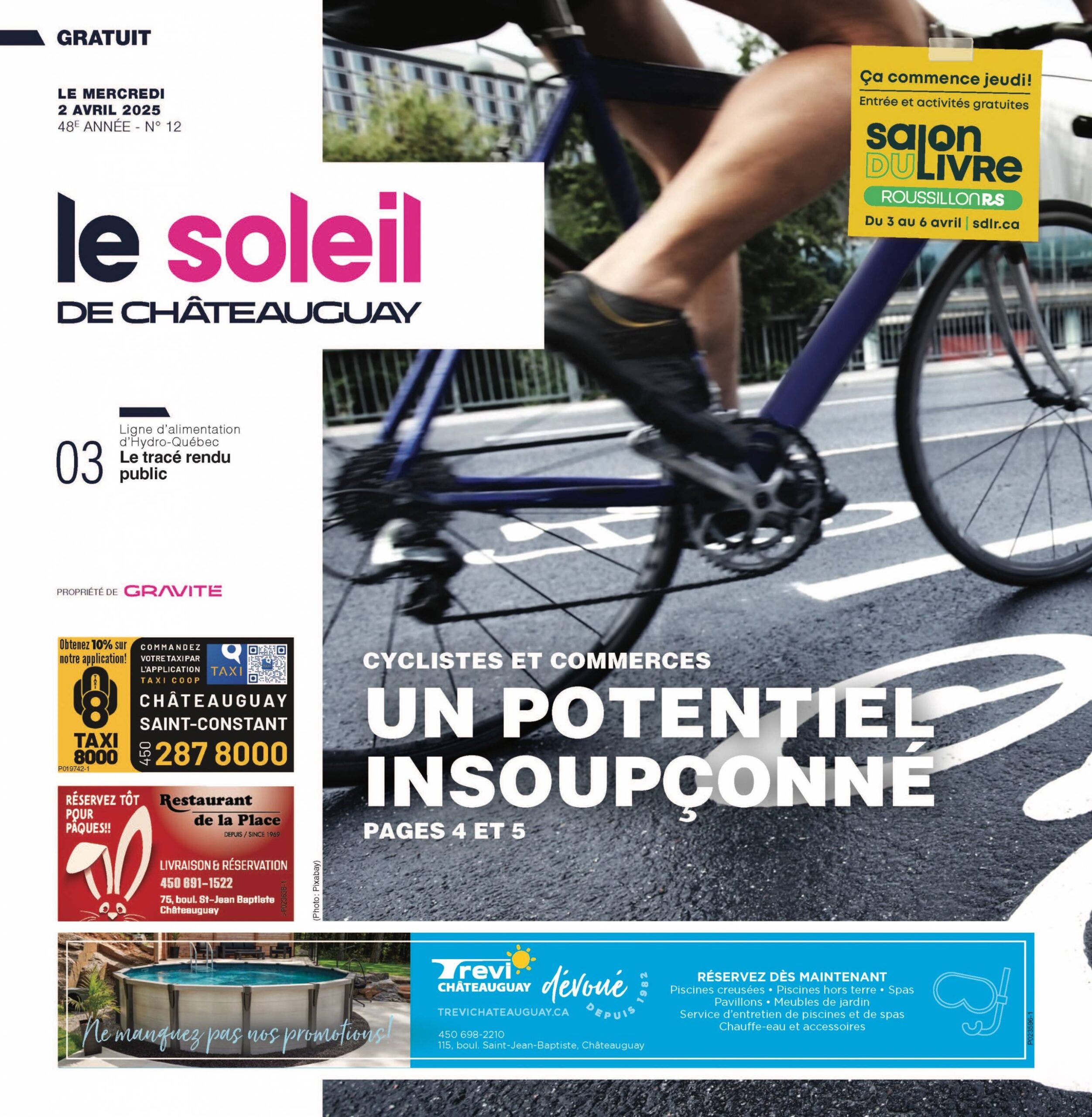 Journal Le Soleil de Châteauguay – 2 avril 2025