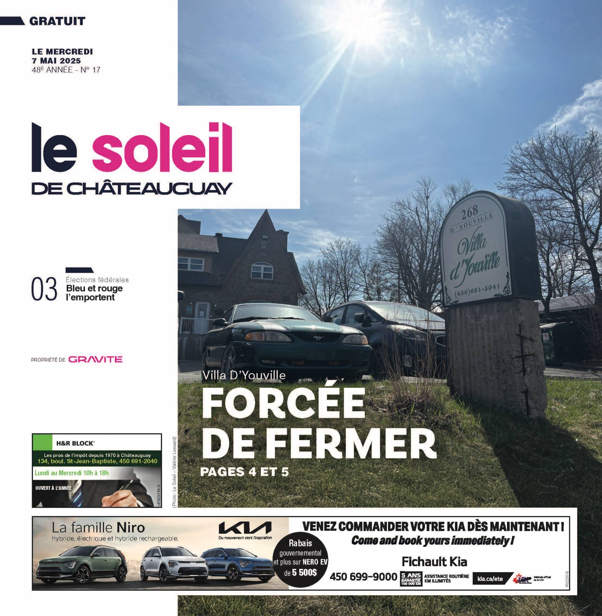 Journal Le Soleil de Châteauguay – 7 mai 2025