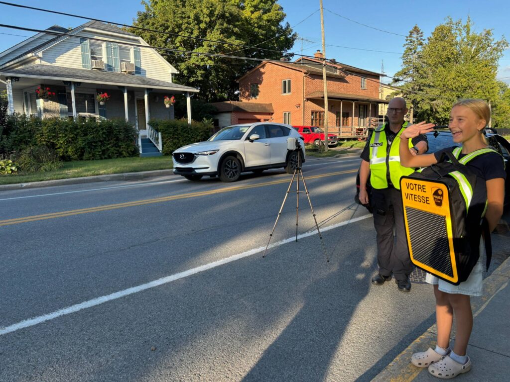 Sécurité routière à Mercier : Camille ou l’enfant-radar