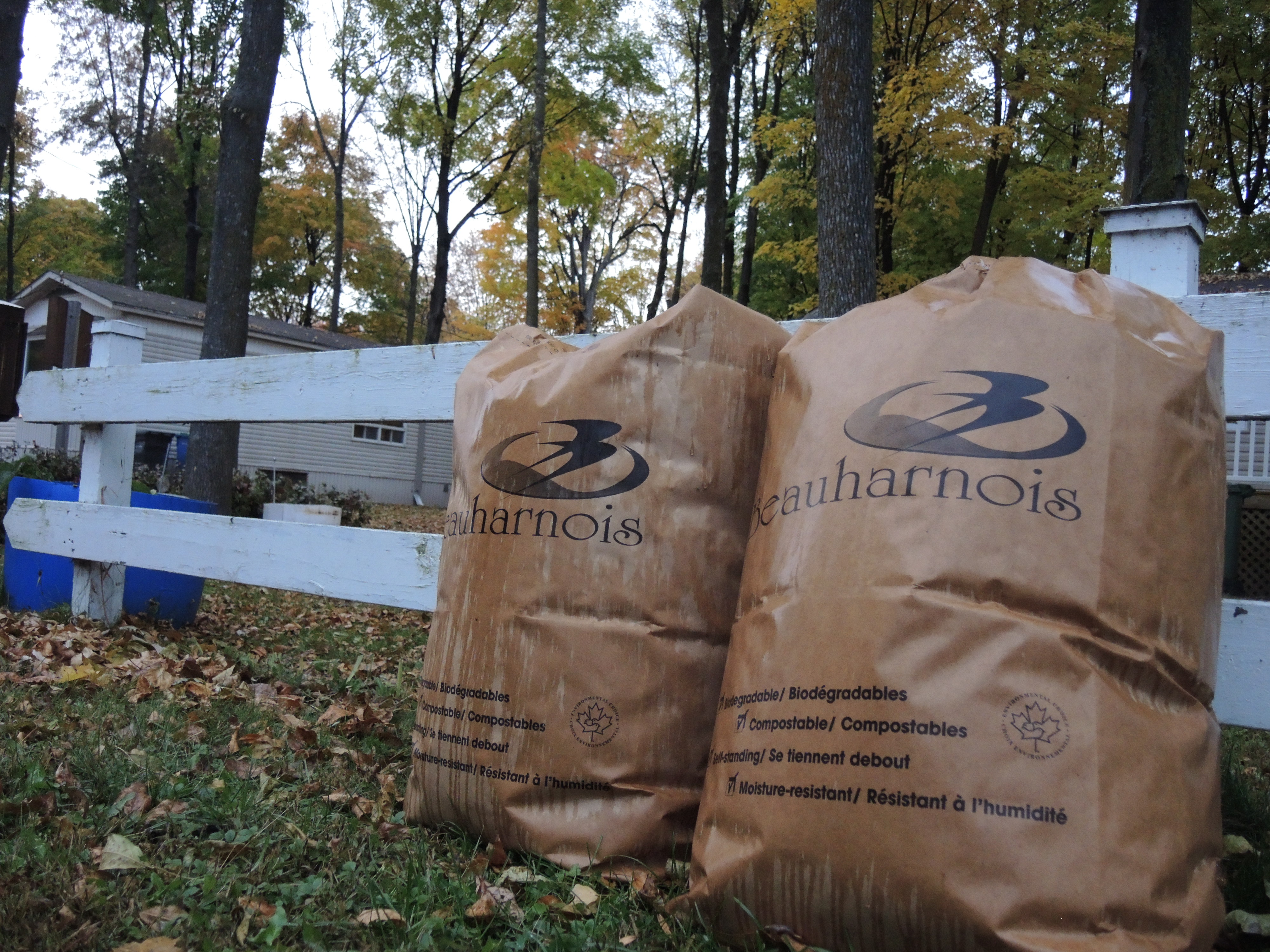 Outré de devoir acheter les sacs de la Ville pour les feuilles mortes