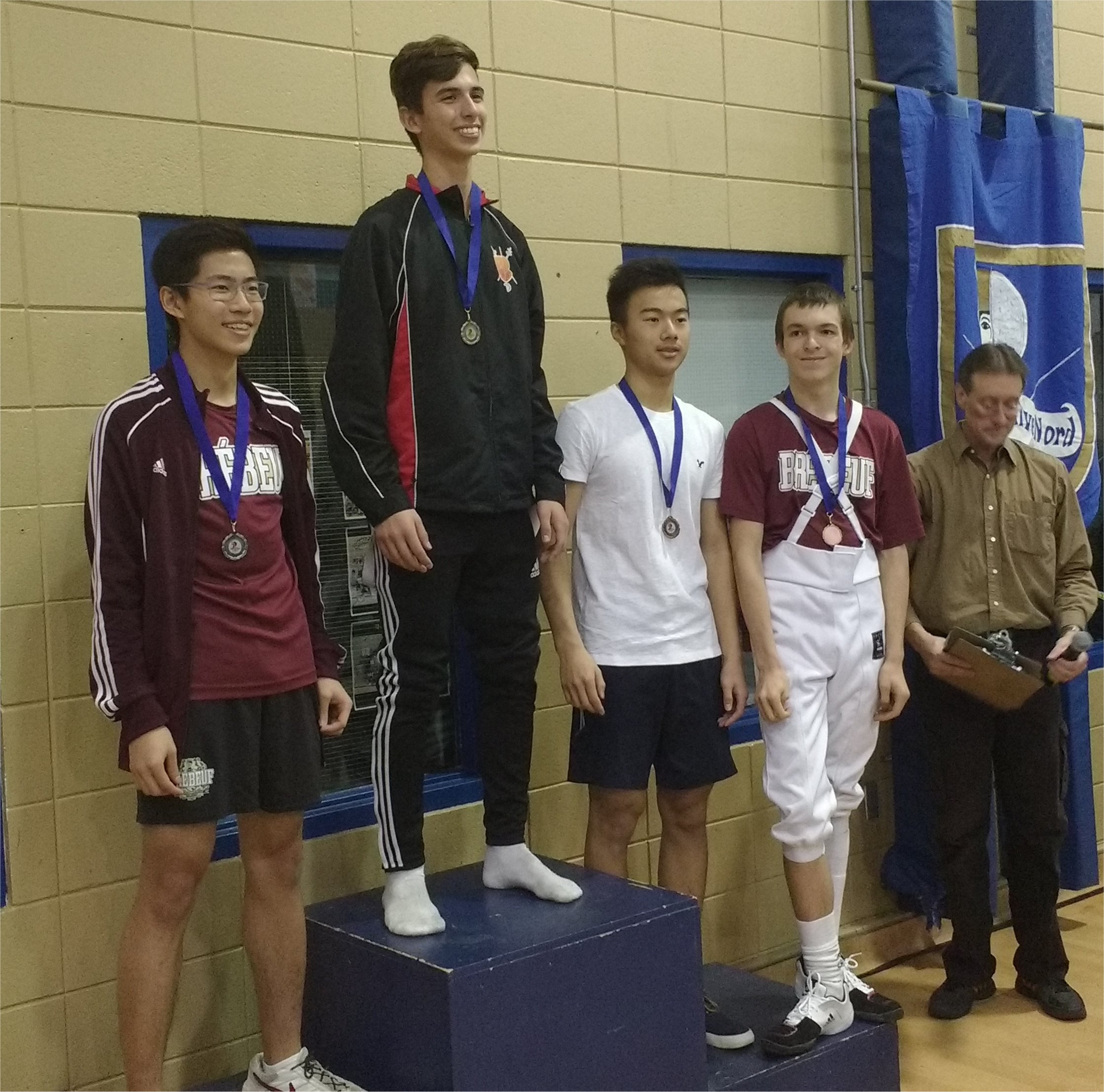 Deux médailles d’or