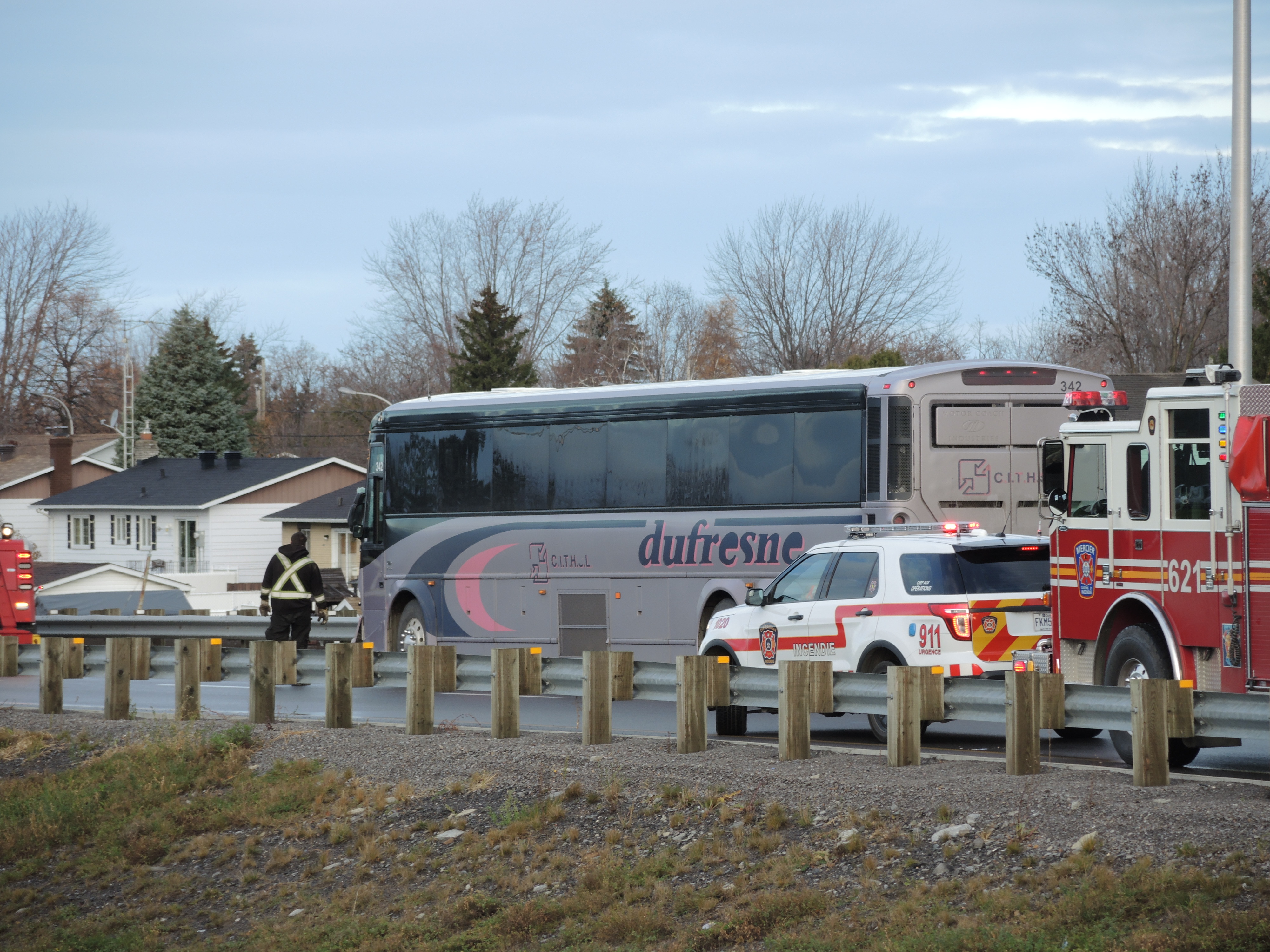 Le chauffeur de l&rsquo;autobus affirme qu&rsquo;il avait le feu vert