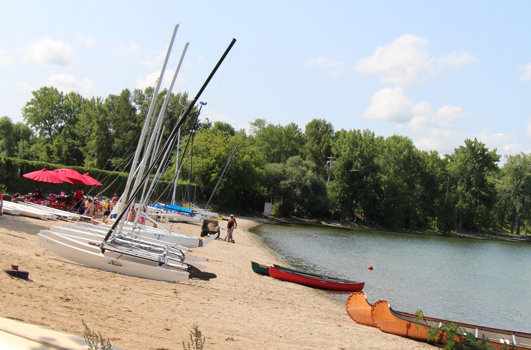 Centre nautique : prévenir l’érosion avec du gravier