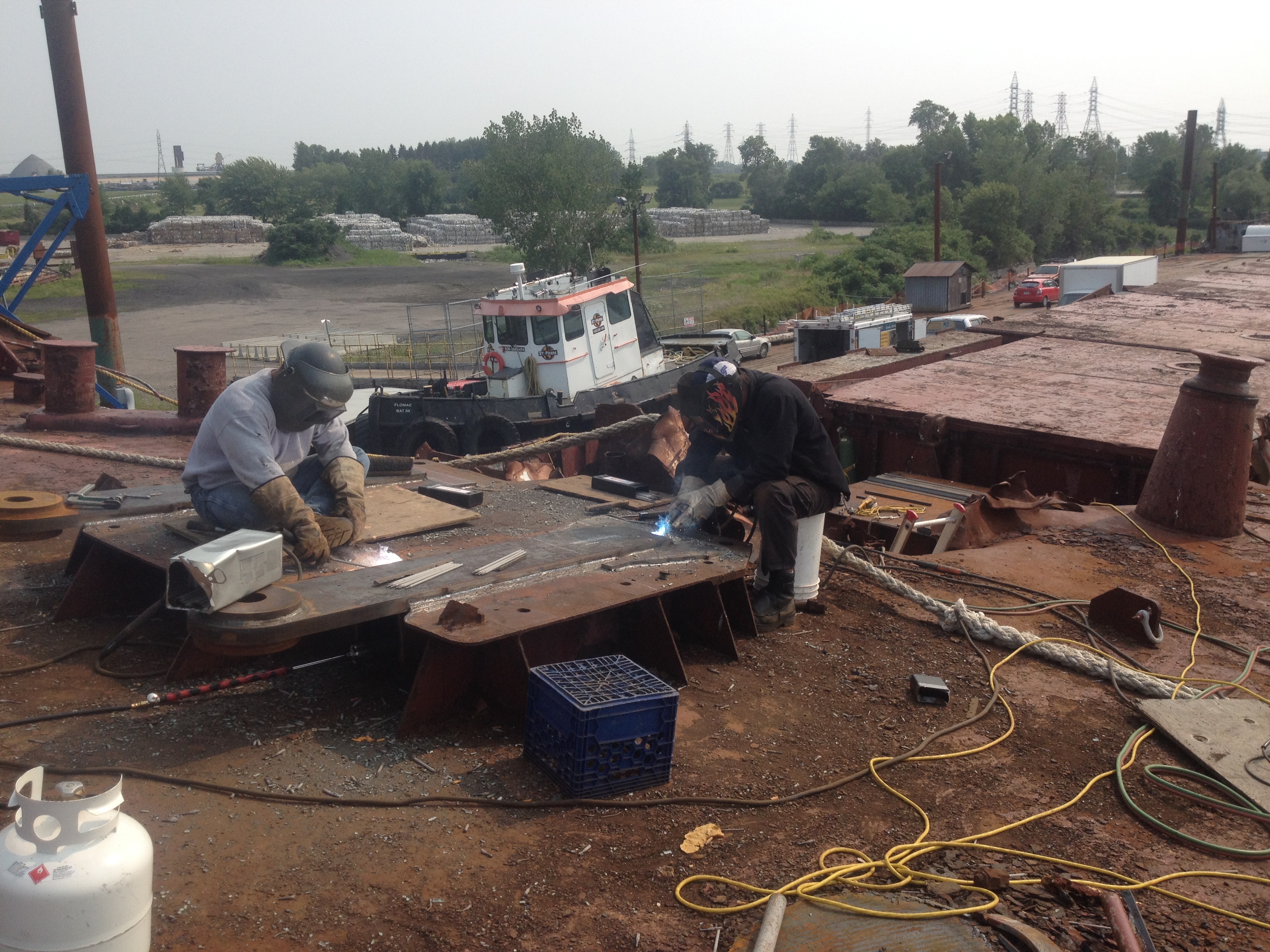 Le projet de remorquer l’épave tient toujours