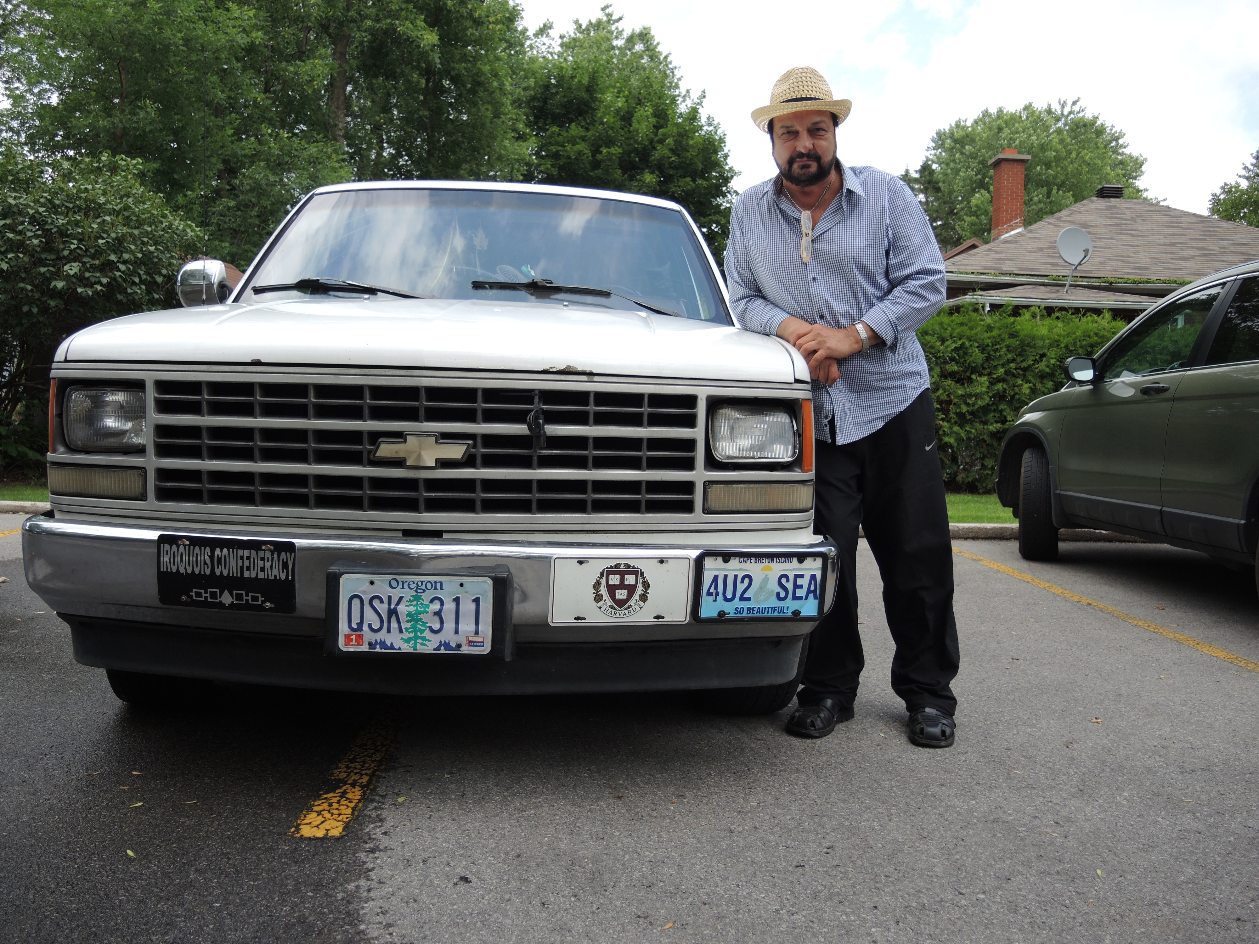 Sa plaque de l’Oregon jugée légale