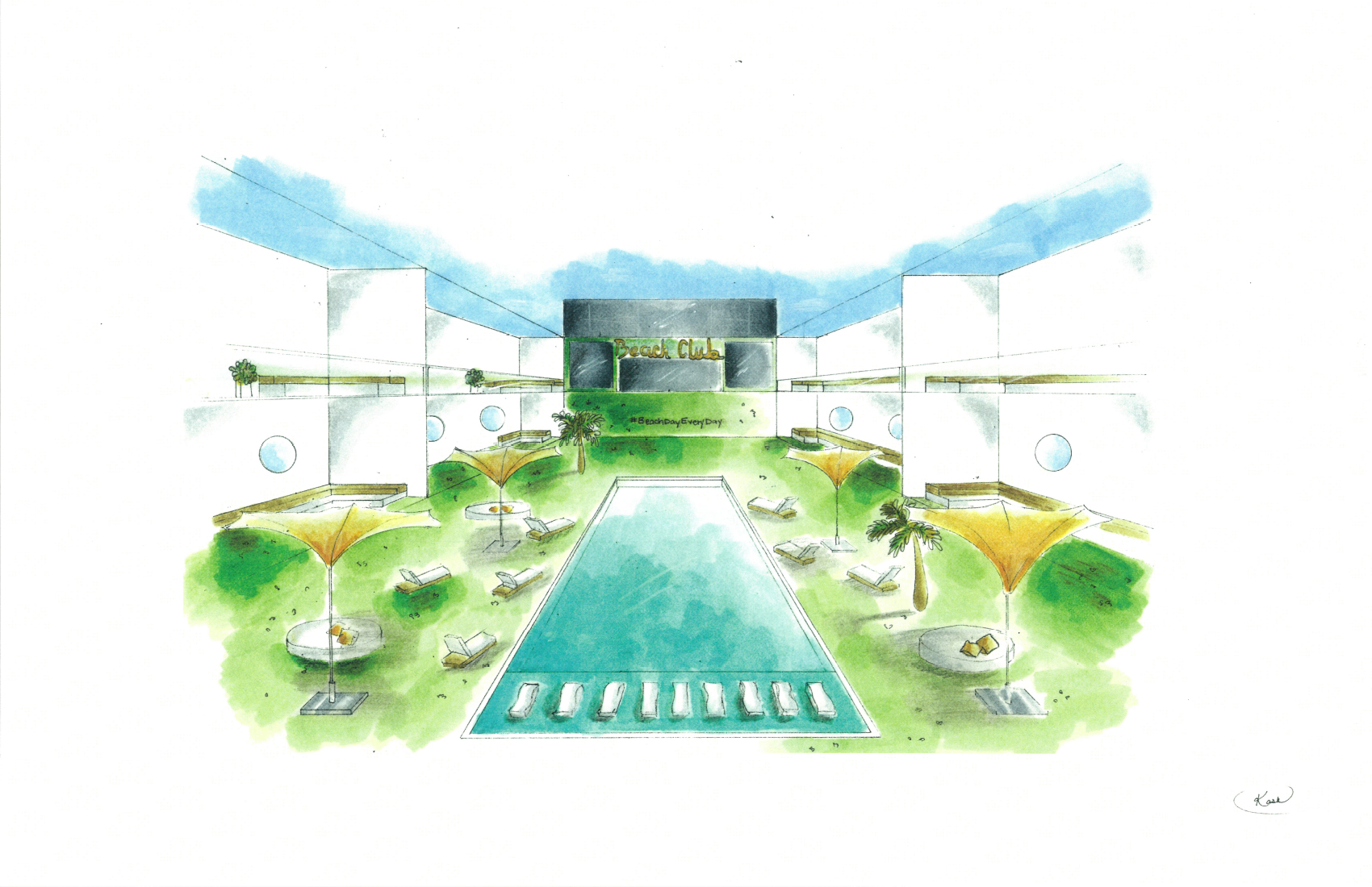 L&rsquo;île flottante du Beachclub s&rsquo;installerait à Saint-Jean