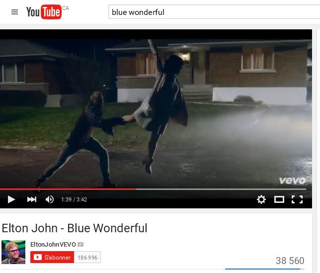 Le vidéoclip d&rsquo;Elton John tourné à Châteauguay est en ligne