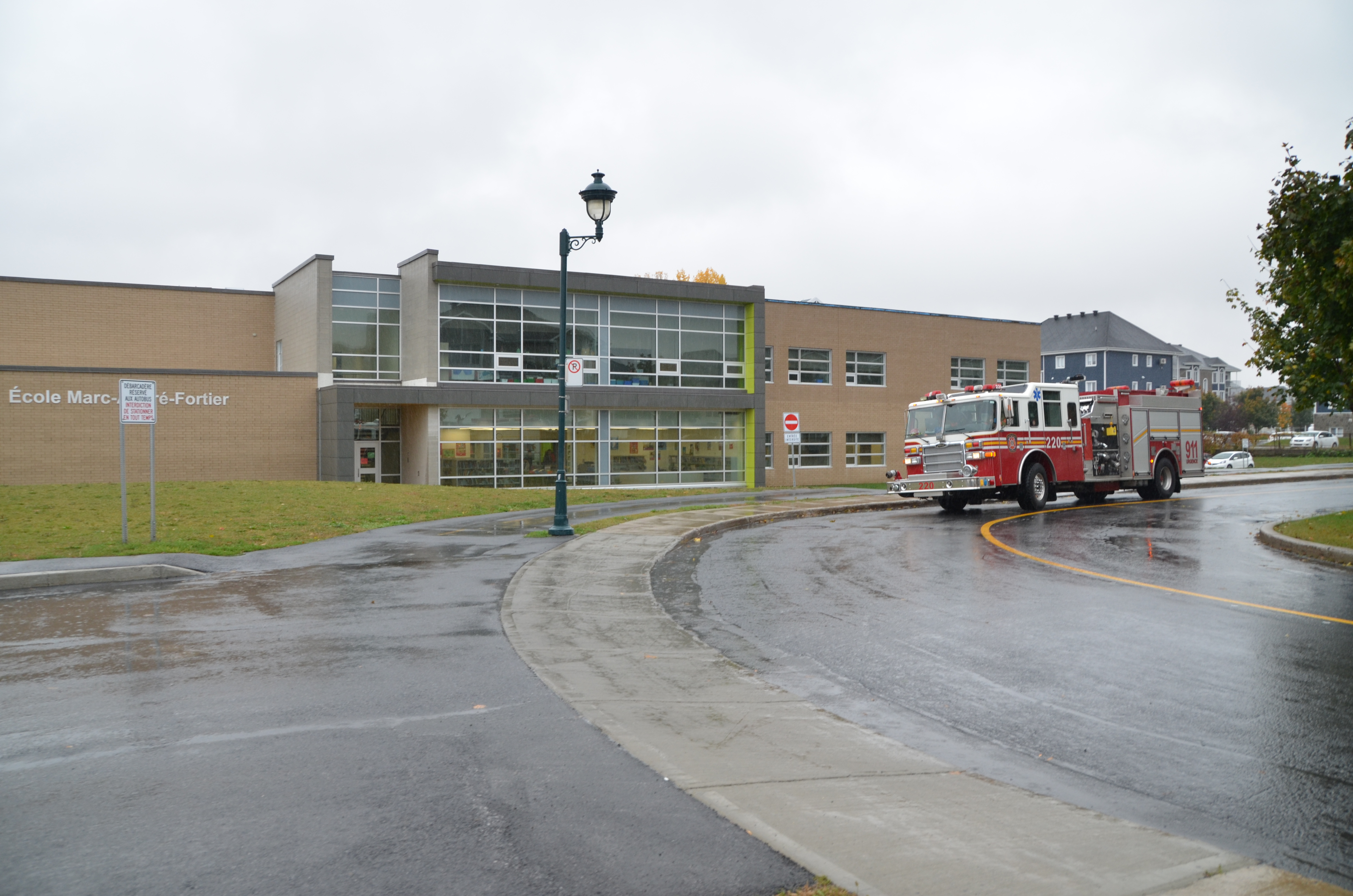 Une école évacuée à Châteauguay