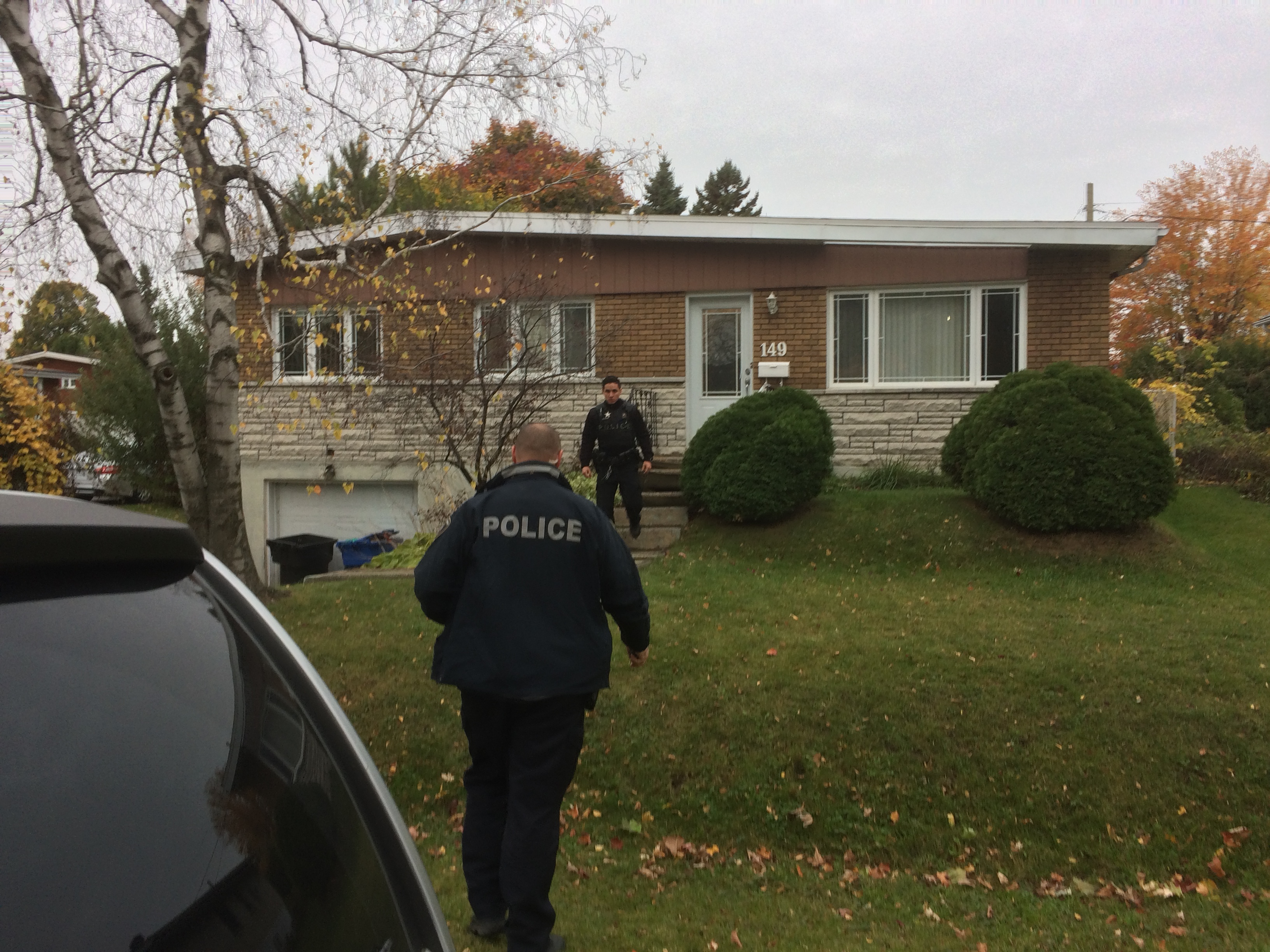 La police de Châteauguay mène une vaste opération liée aux stupéfiants