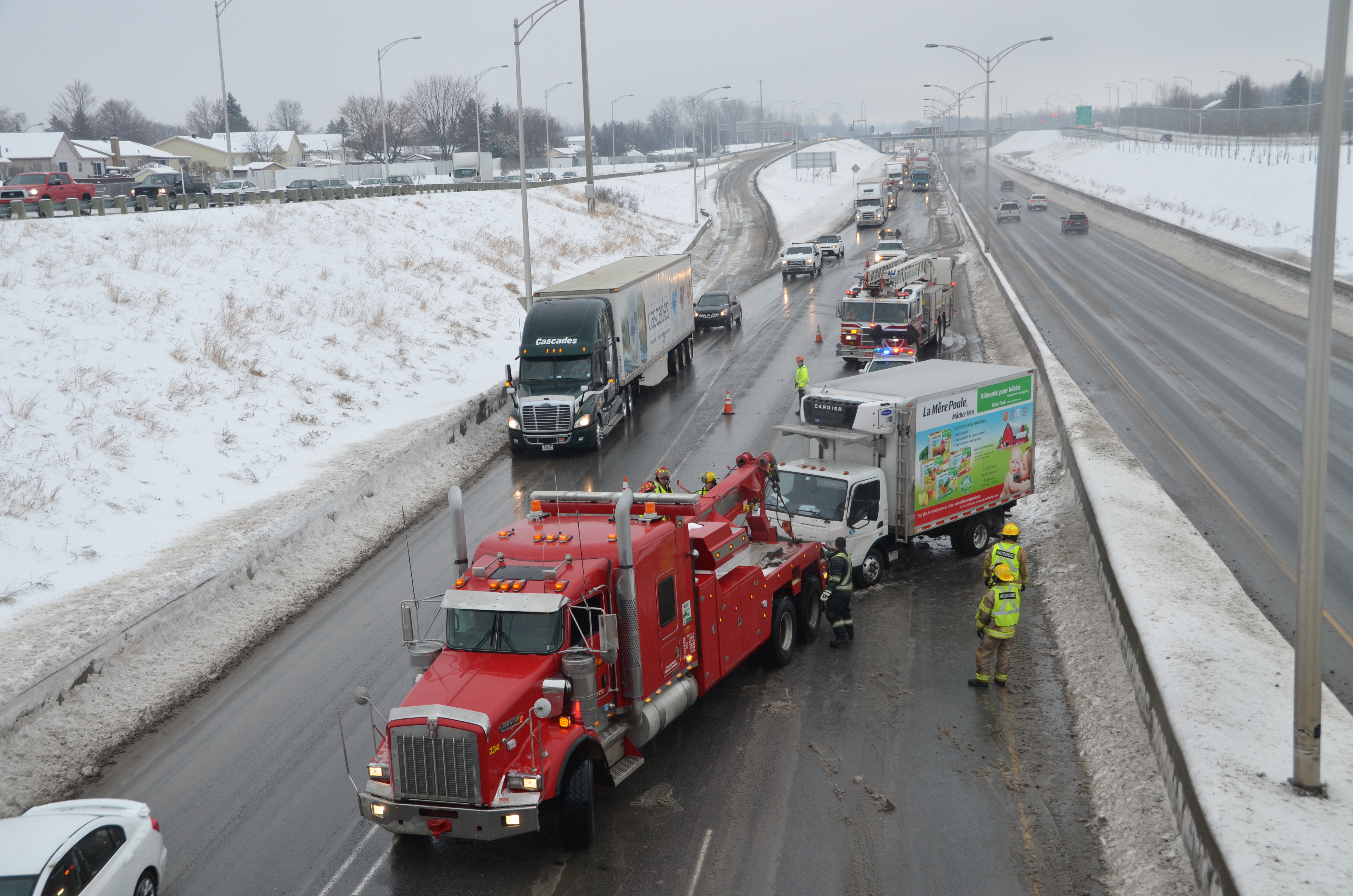 Une journée difficile pour les automobilistes