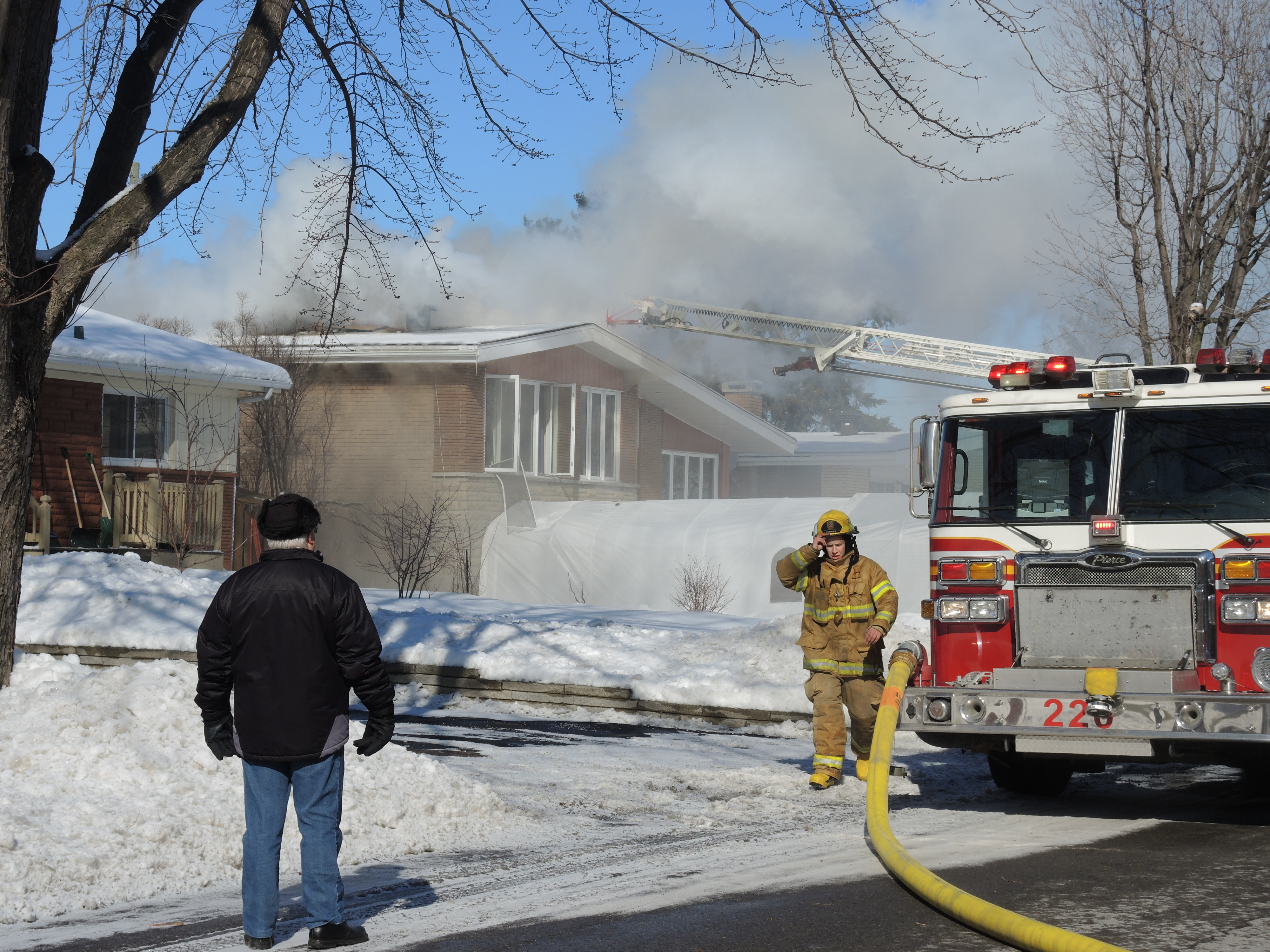 Deux incendies en 24 heures