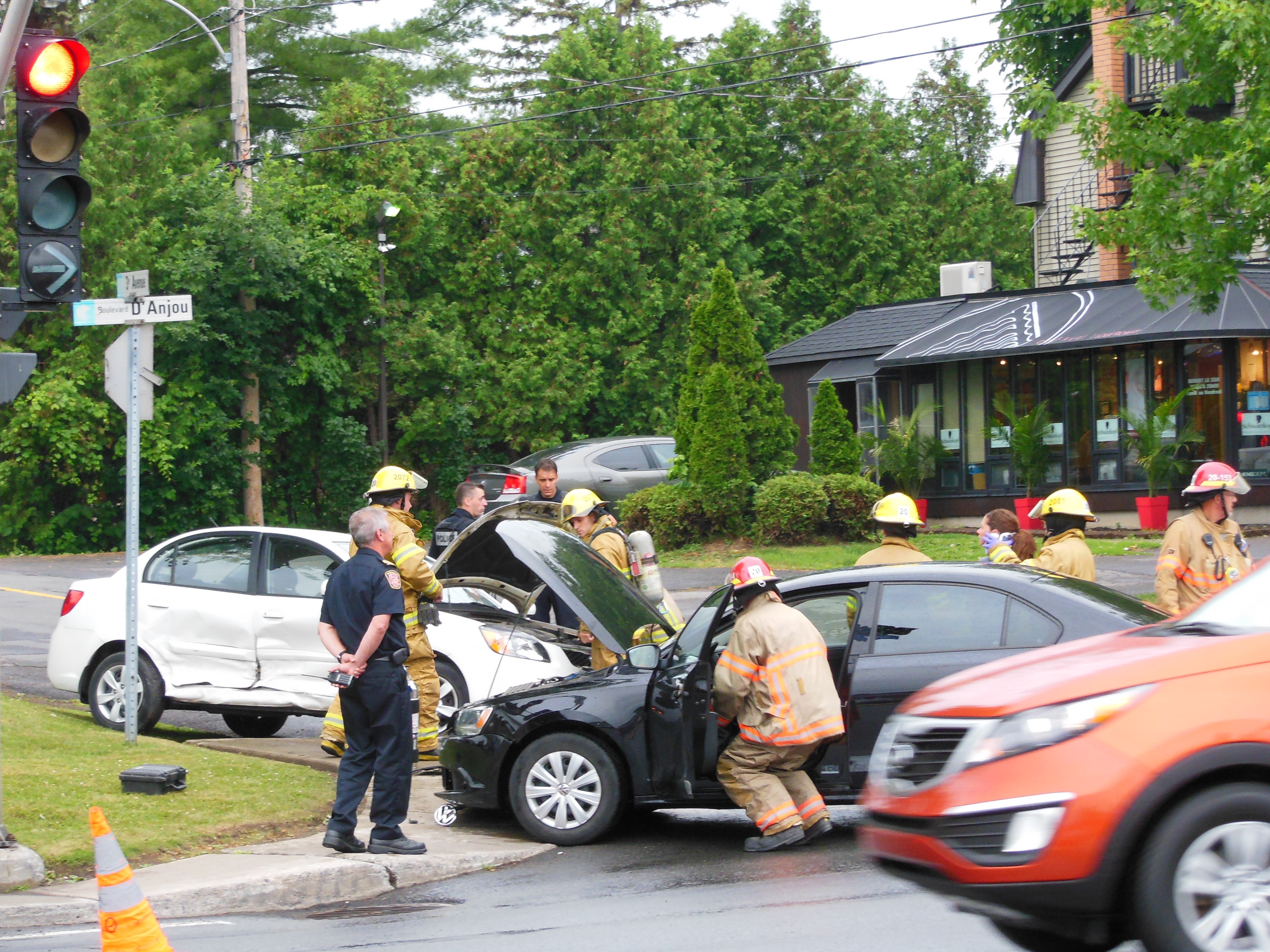 Collision à une intersection