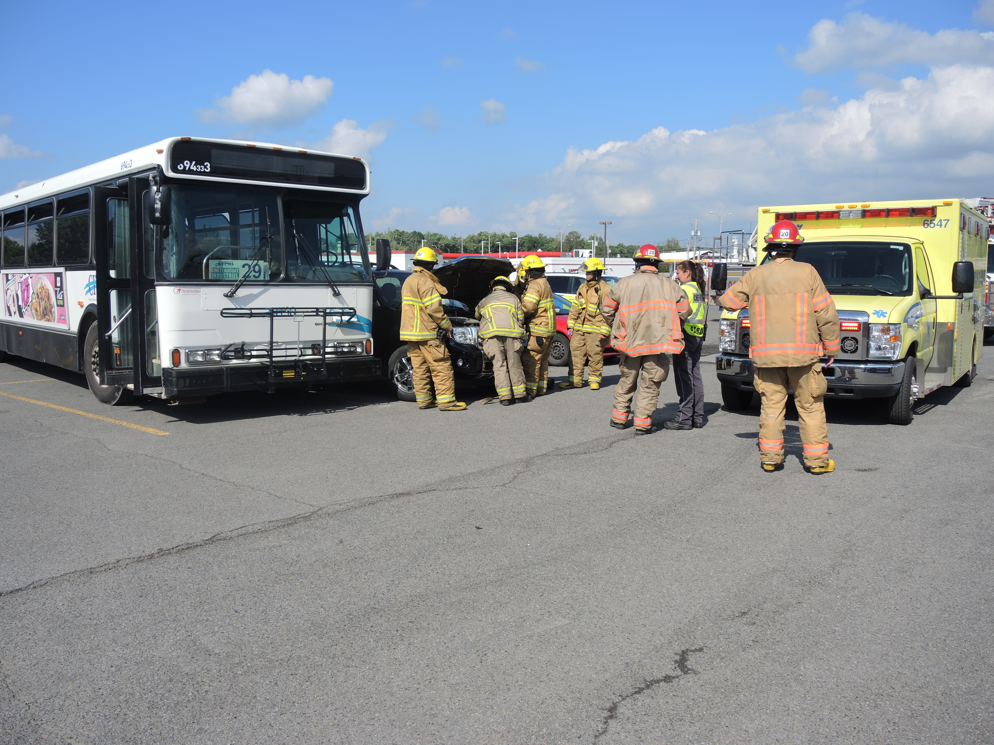 Accrochage impliquant un autobus du CITSO