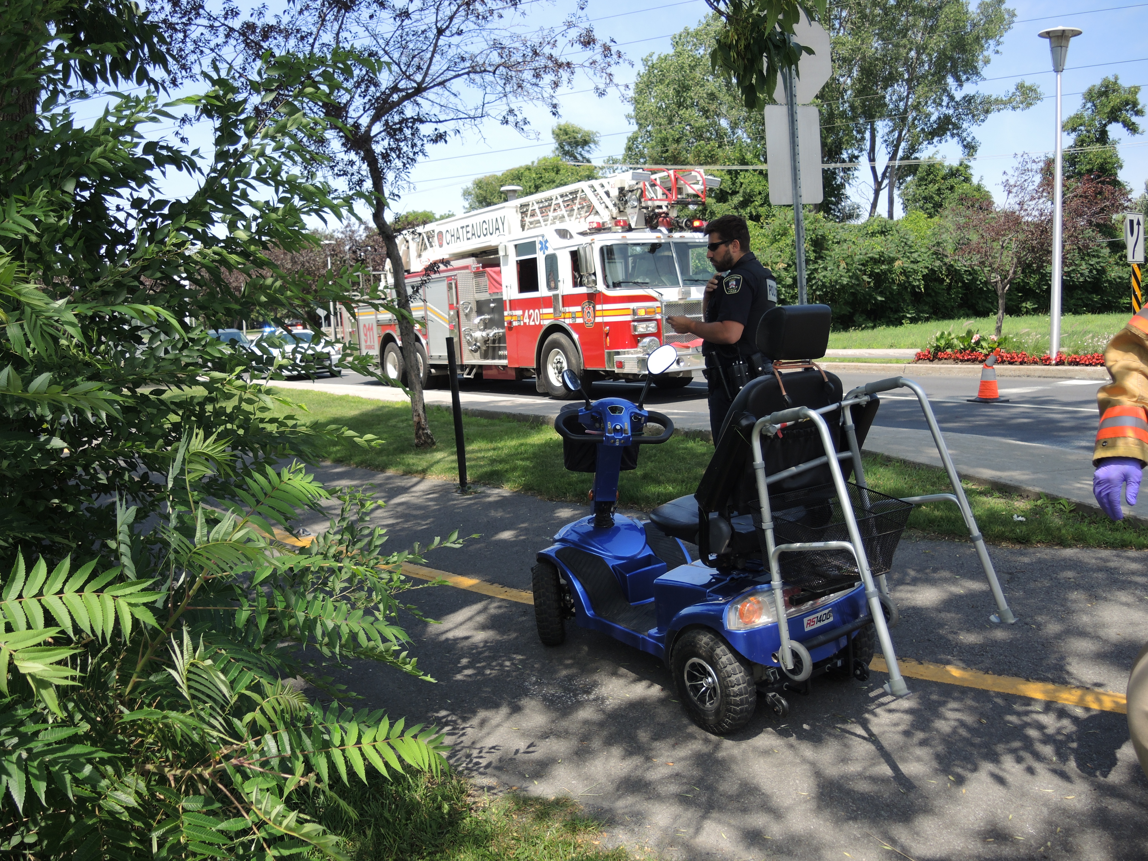 Sensibilisation au partage de la route avec les aides à la mobilité motorisée