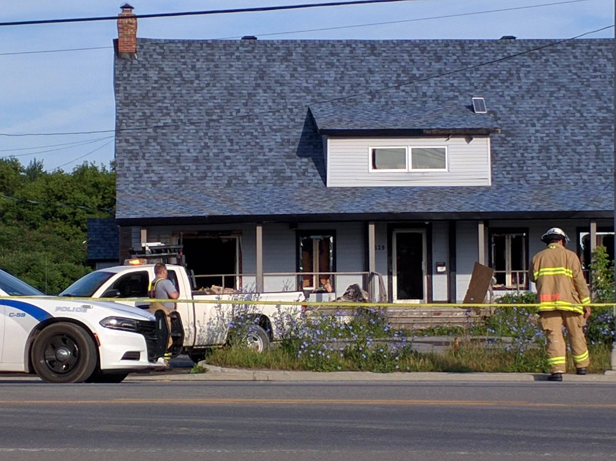Un autre feu suspect à l’ancien bar Le Paradis à Mercier