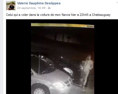 Vidéo d’un voleur en action diffusée sur Facebook : un geste déconseillé par la police