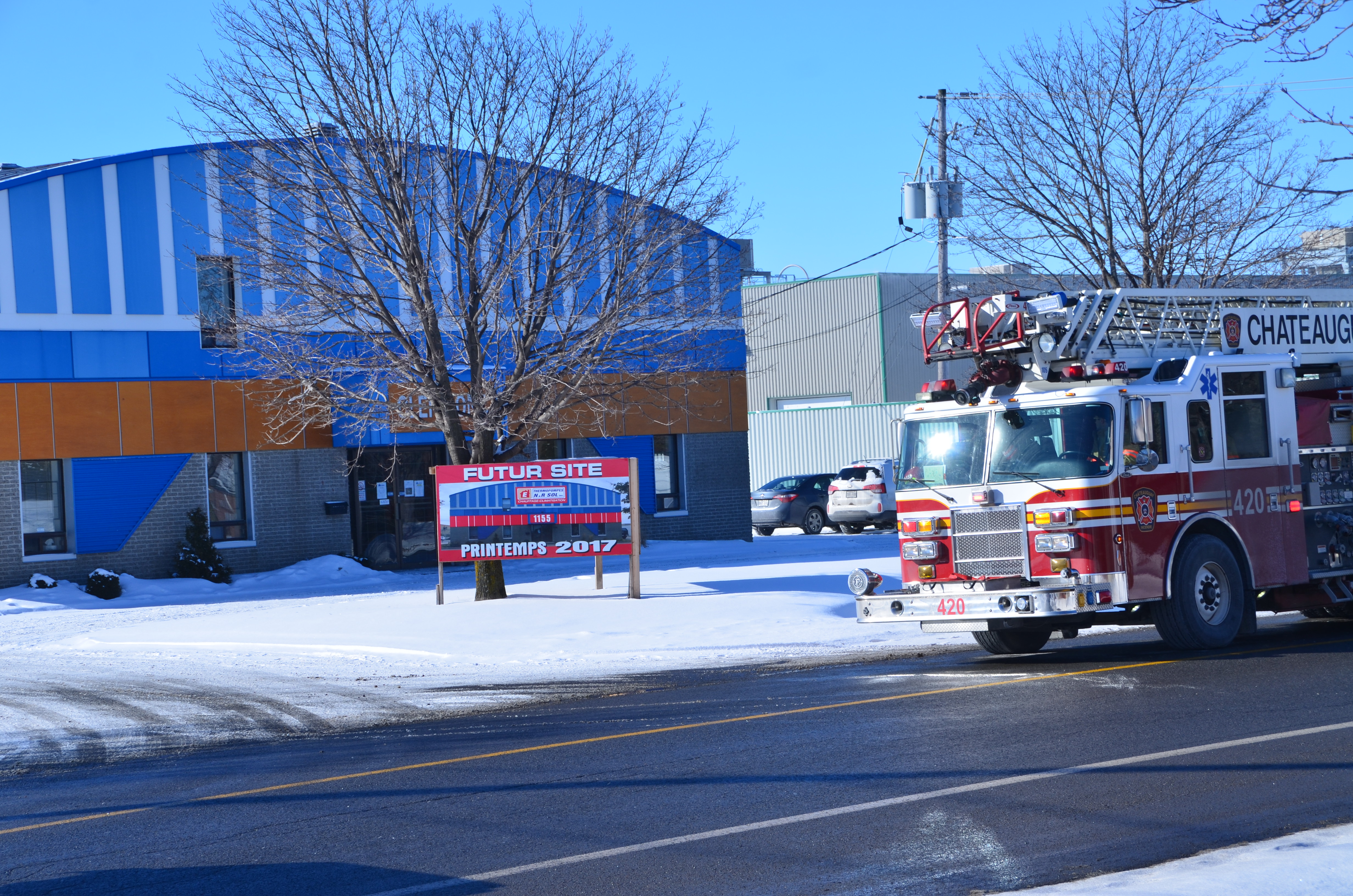 Courte intervention des pompiers dans une usine du parc industriel
