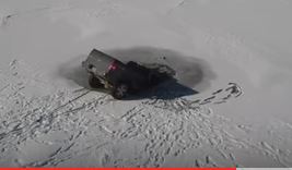 Les pompiers de Beauharnois déconseillent de circuler en véhicule sur le lac