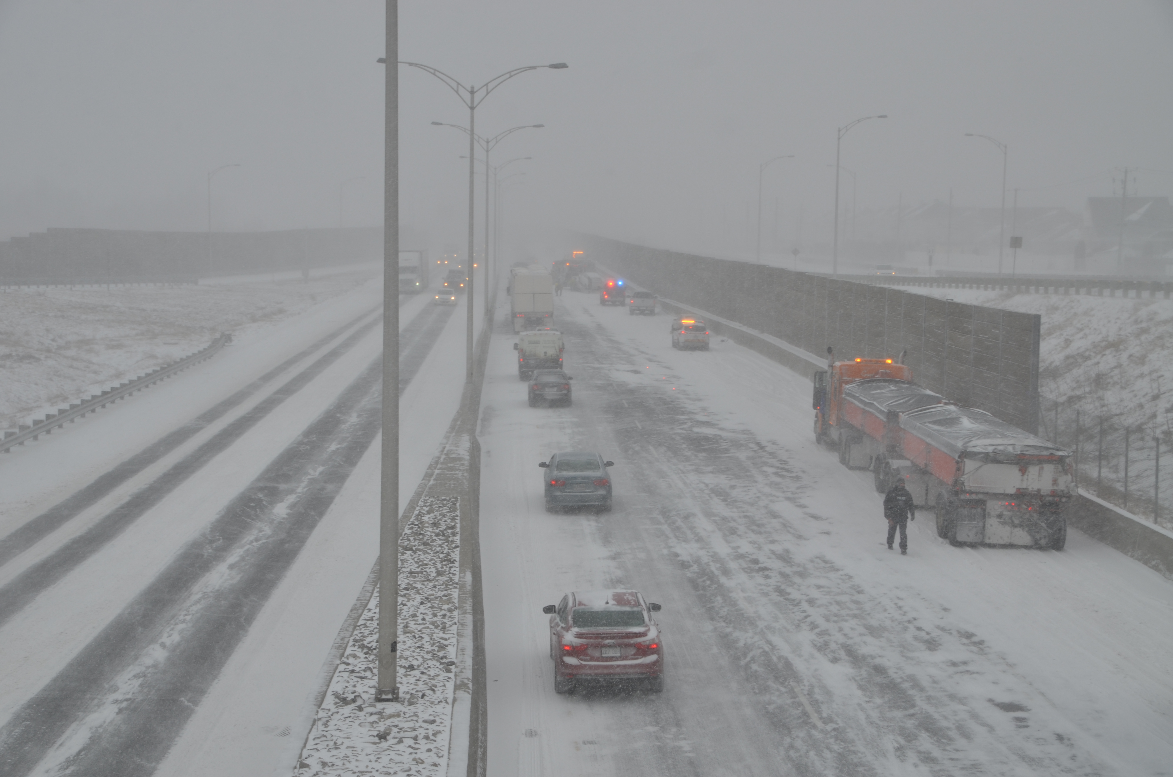 Accident sur l&rsquo;autoroute 30 : un camion et huit véhicules impliqués
