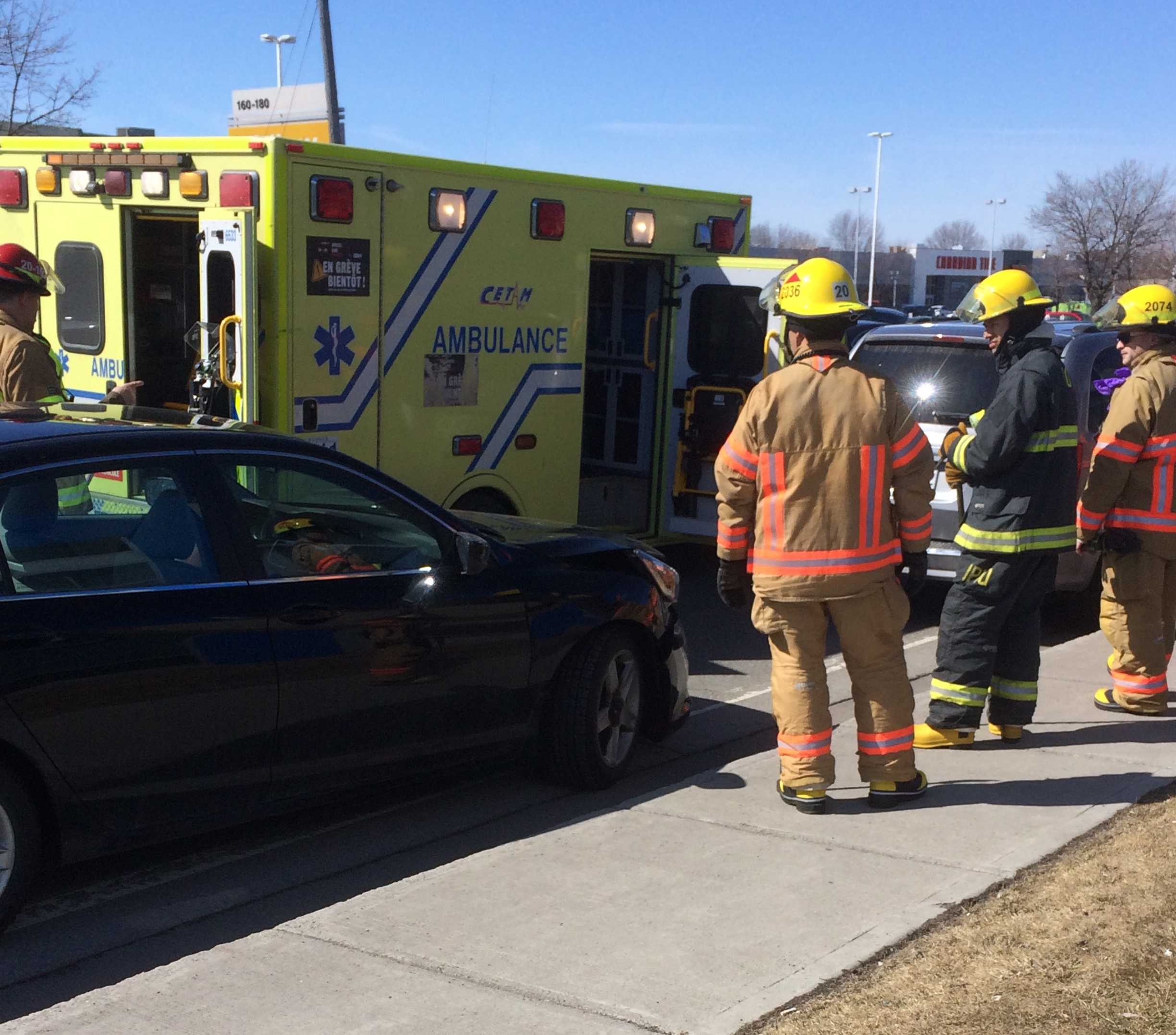 Accident boulevard D&rsquo;Anjou