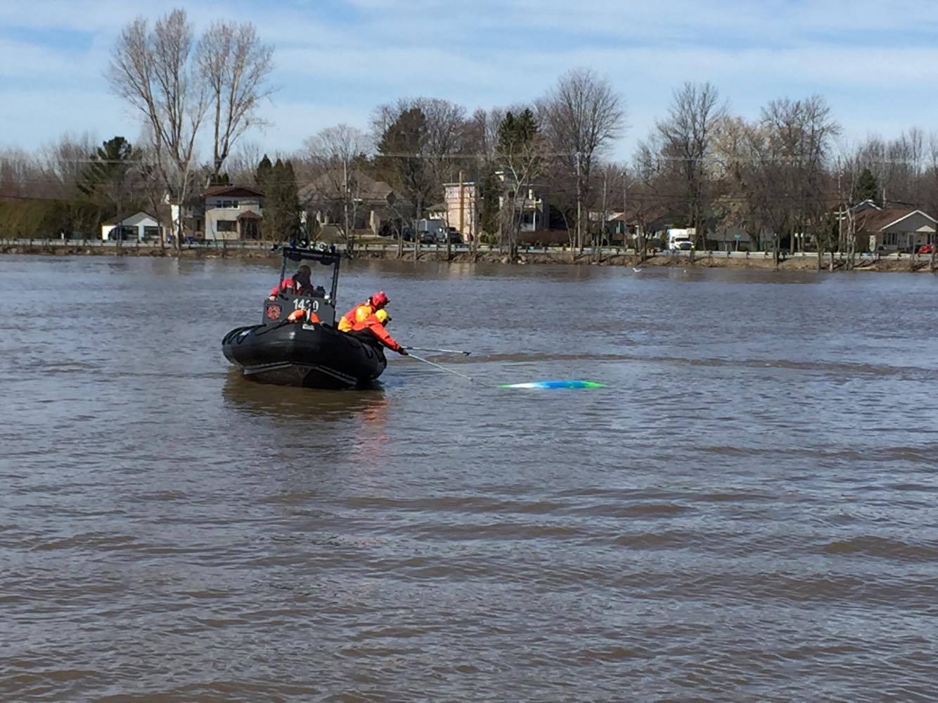 Un kayakiste chavire dans la rivière Châteauguay