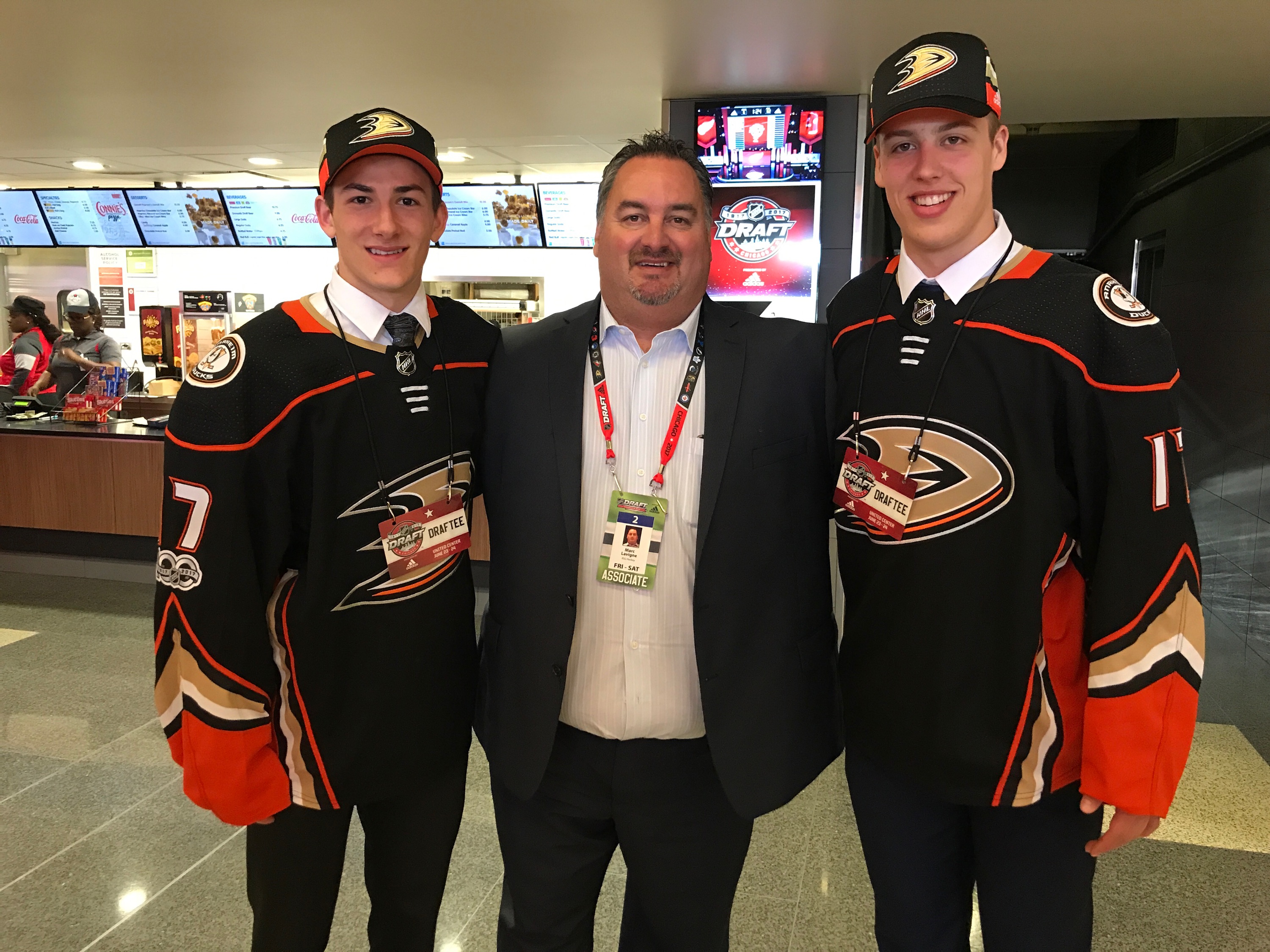 Image illustrant l'article: Comtois et Morand heureux d'être réunis par les Ducks