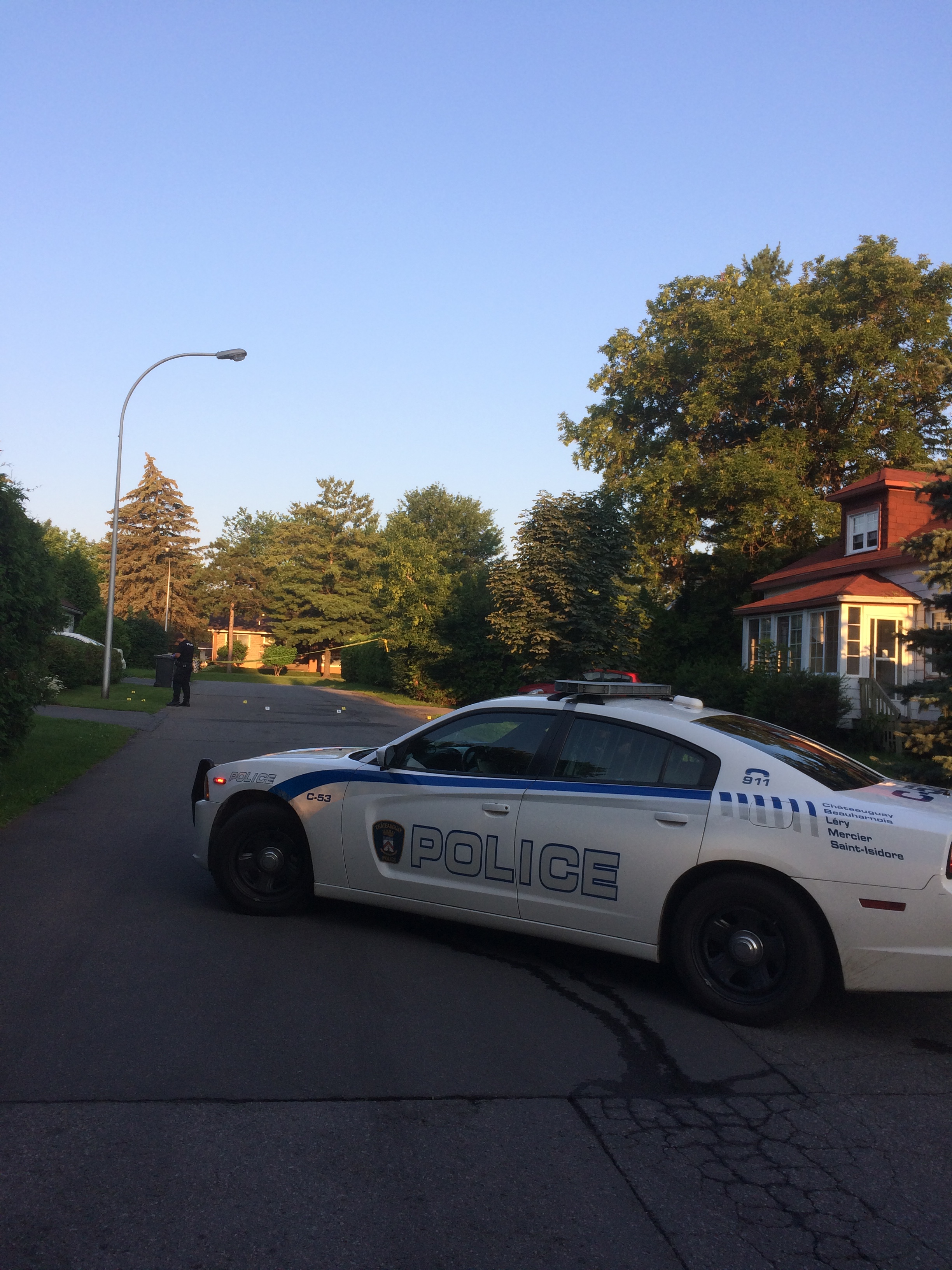 Opération policière à Châteauguay