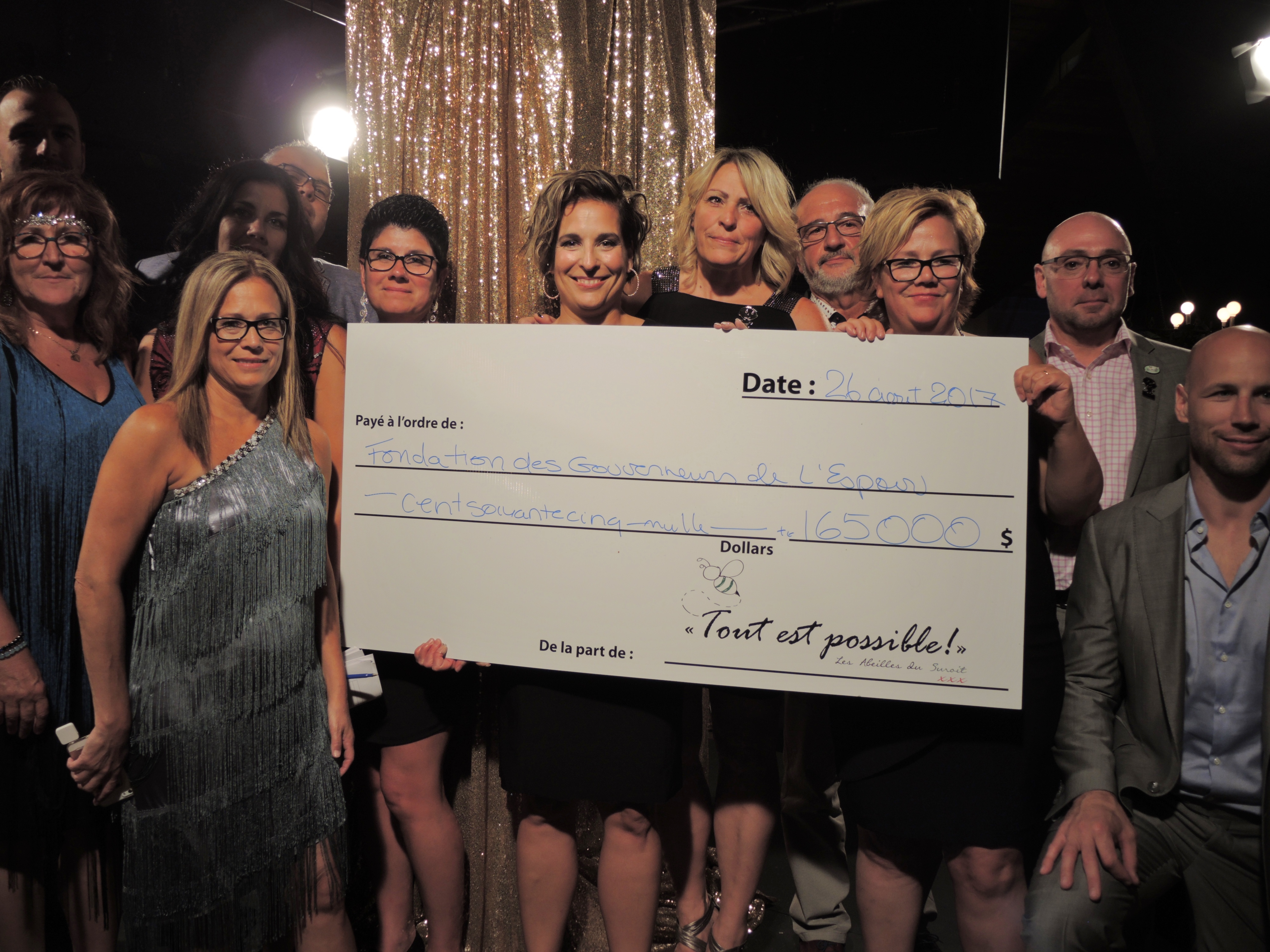 165 000$ pour les enfants atteints du cancer