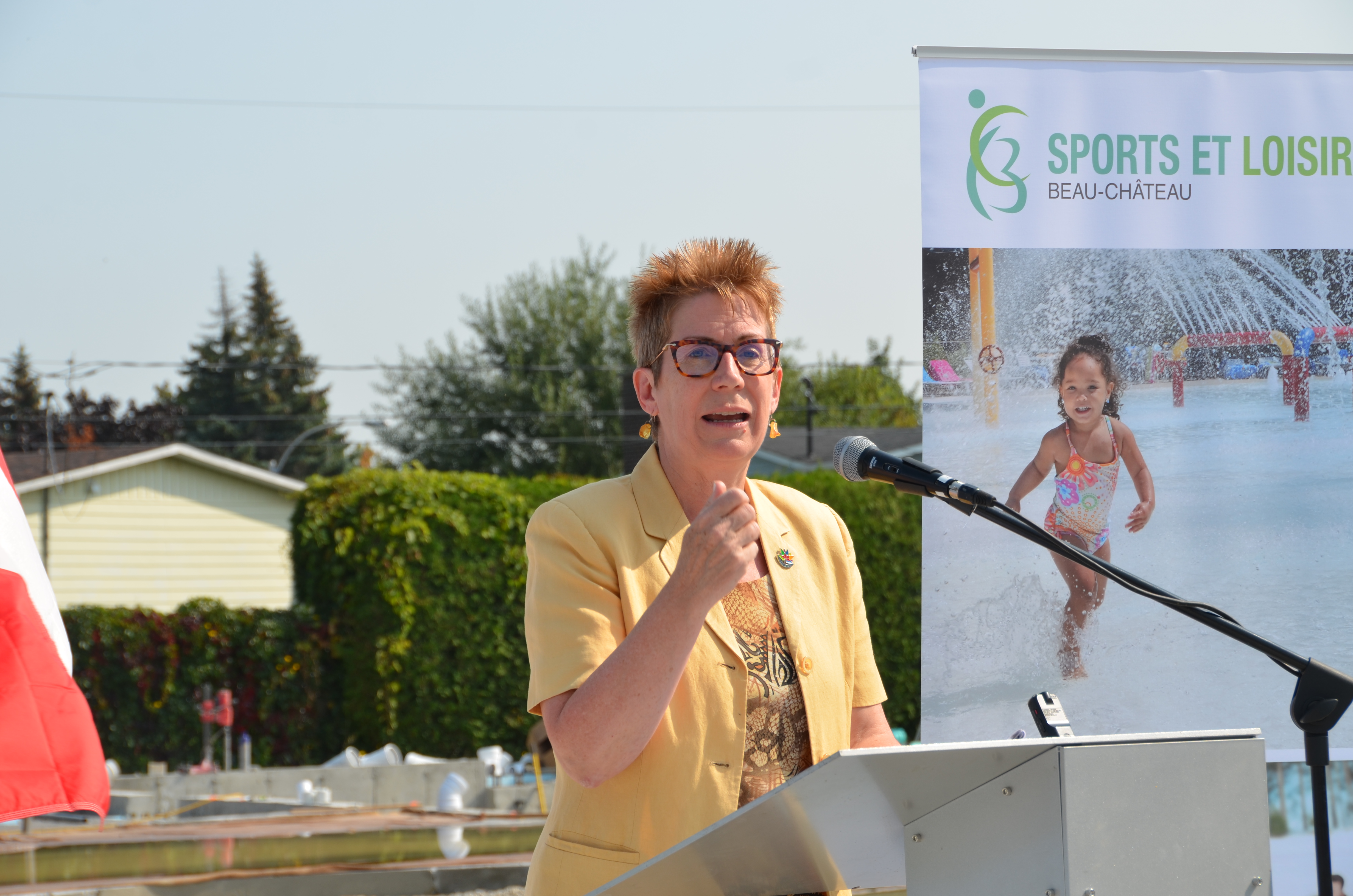 Une subvention fédérale vient alléger la facture du projet de piscine extérieure à Beauharnois