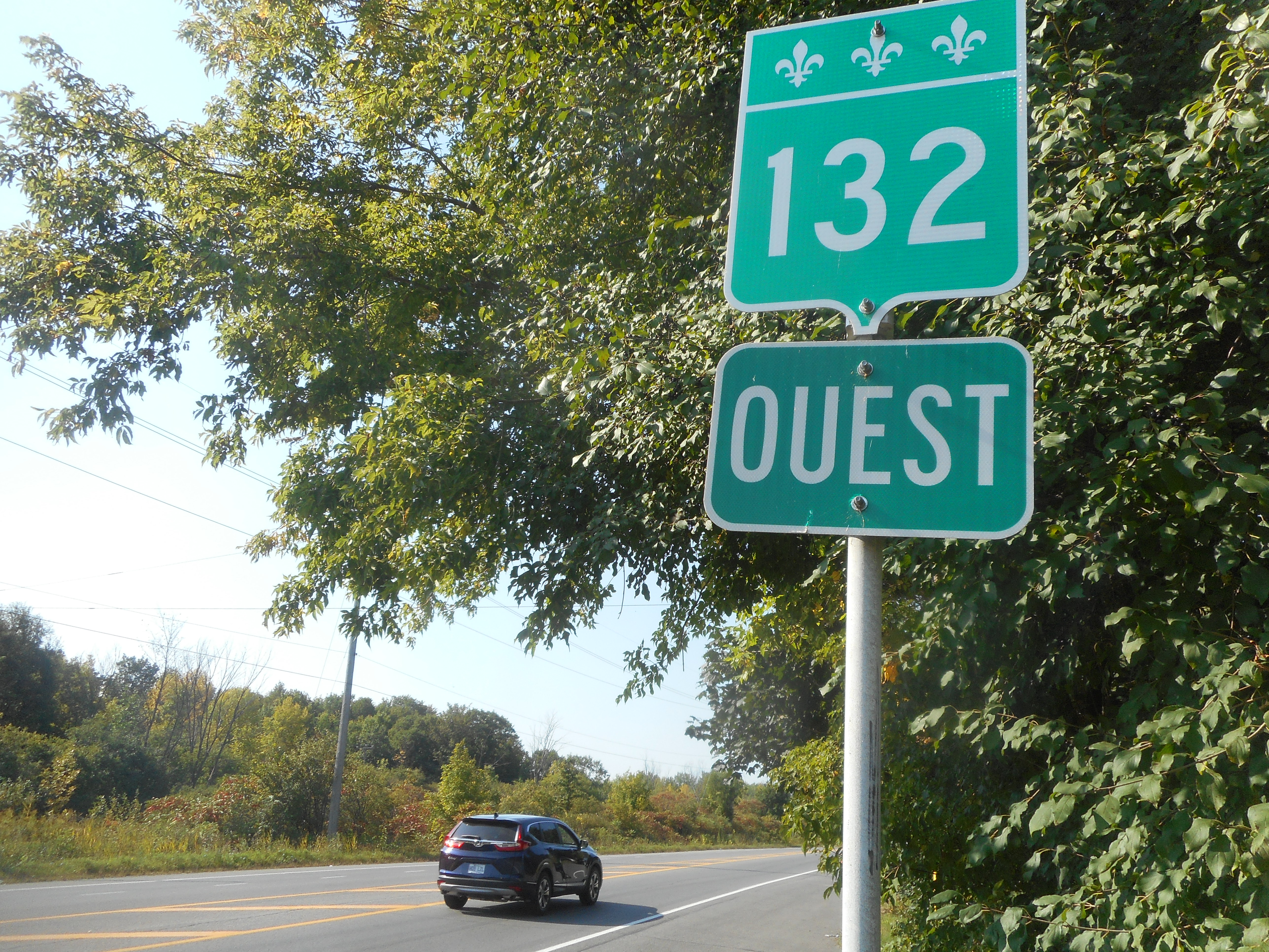 Une semaine de travaux route 132 à Léry