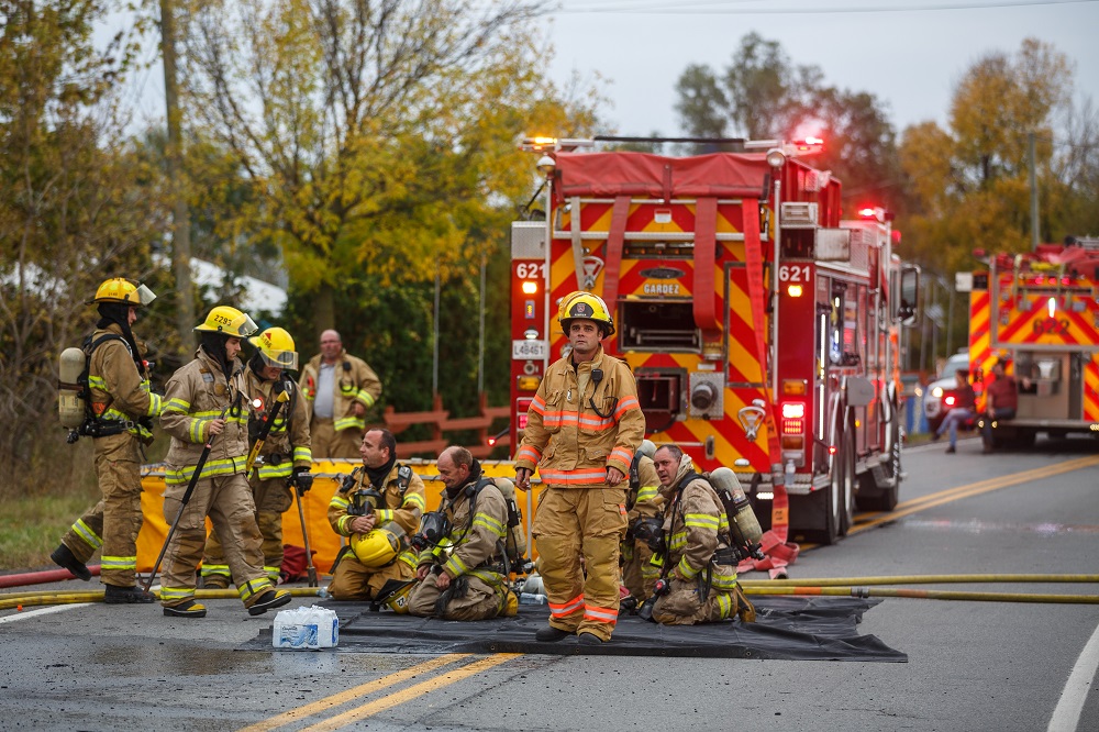 Incendie à Saint-Isidore