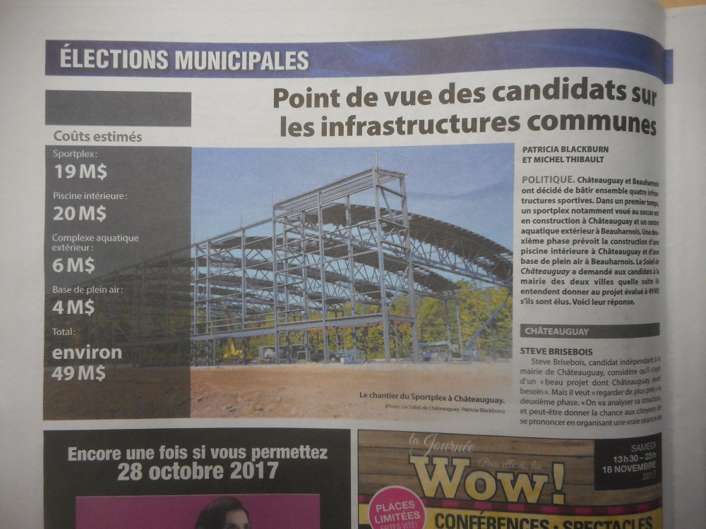 Élections municipales simultanées : tout un défi pour le journal