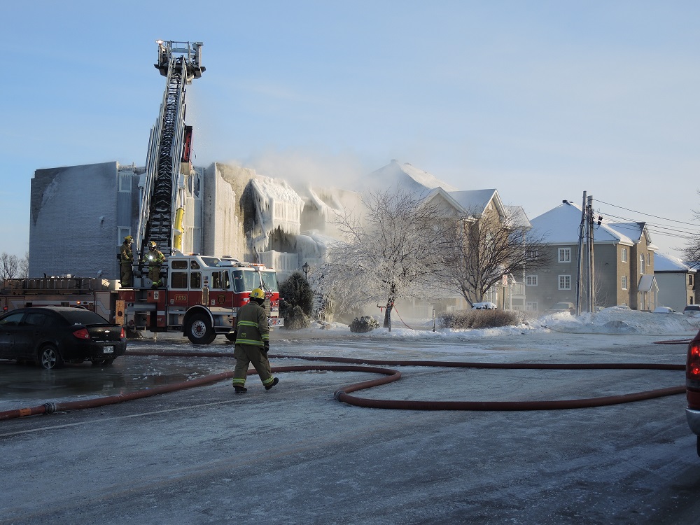 Incendie à Beauharnois : la Croix-Rouge au secours des sinistrés
