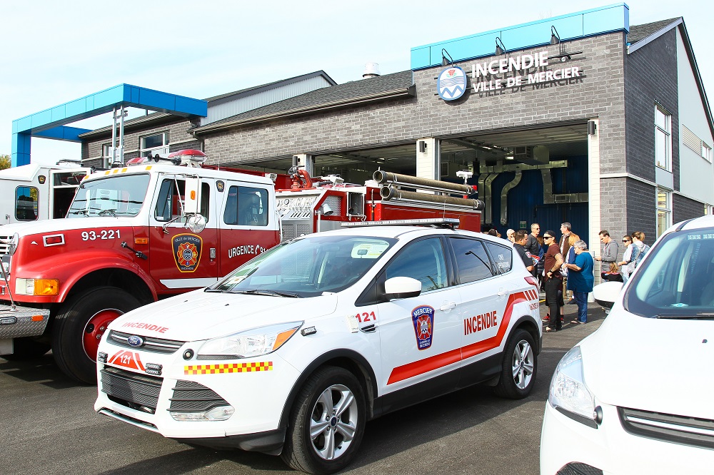 Les pompiers de Mercier ont déménagé