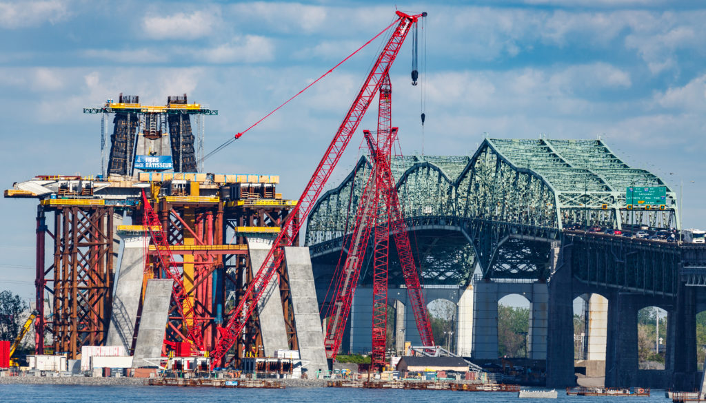 Le nouveau pont Champlain complété à 65 %