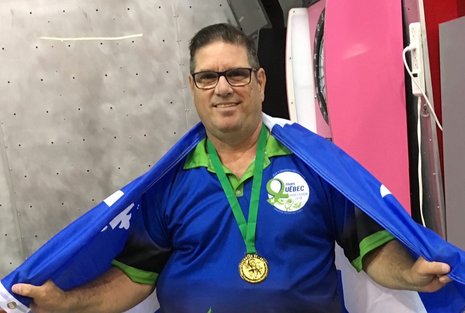 Double médaillé aux Jeux canadiens des greffés