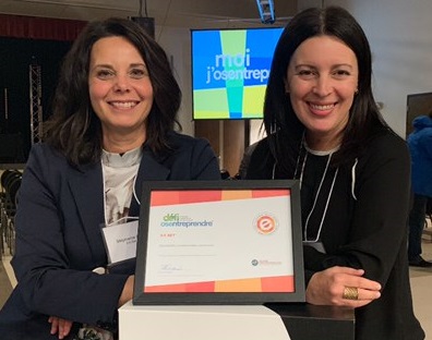 Une entreprise fondée par une Merciéroise gagne un prix