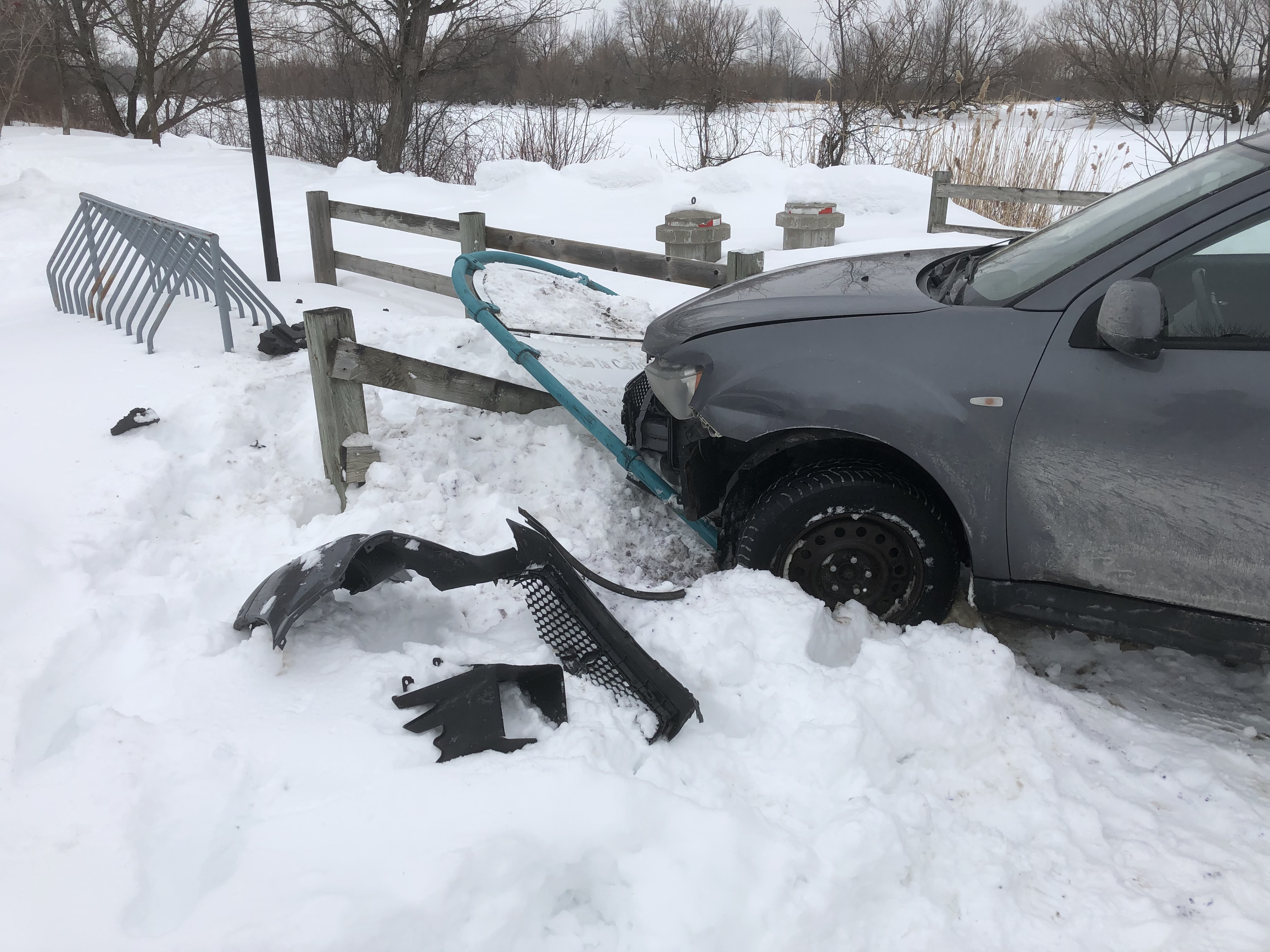 Auto volée abandonnée à Châteauguay