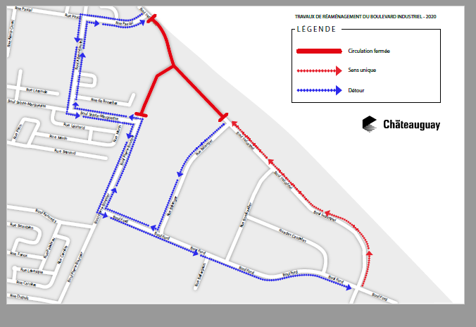 Upgrade of Industriel Boulevard : Work Resumes on Tuesday, May 19